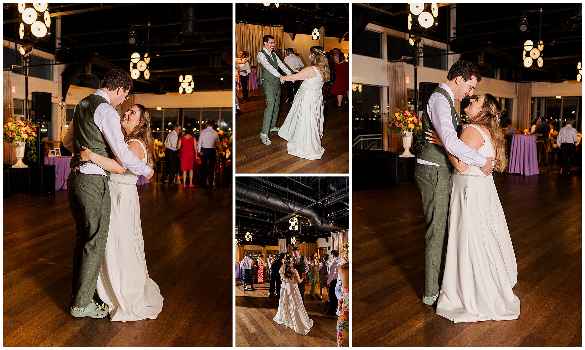 Intimate lighthouse at chelsea piers wedding