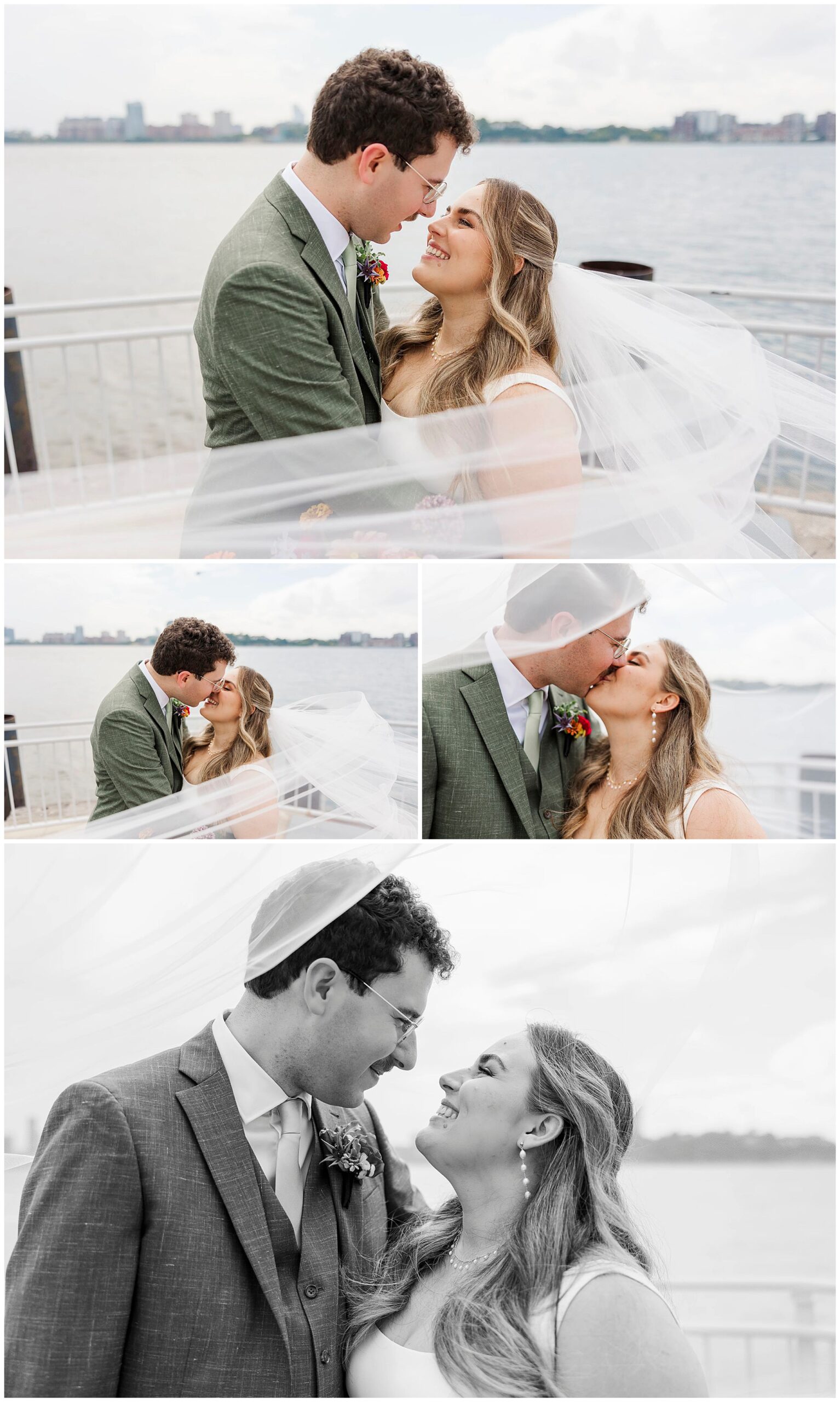 Authentic lighthouse at chelsea piers wedding