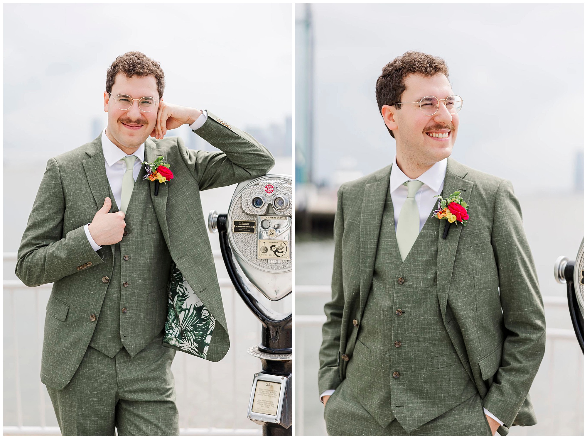 Elegant lighthouse at chelsea piers wedding