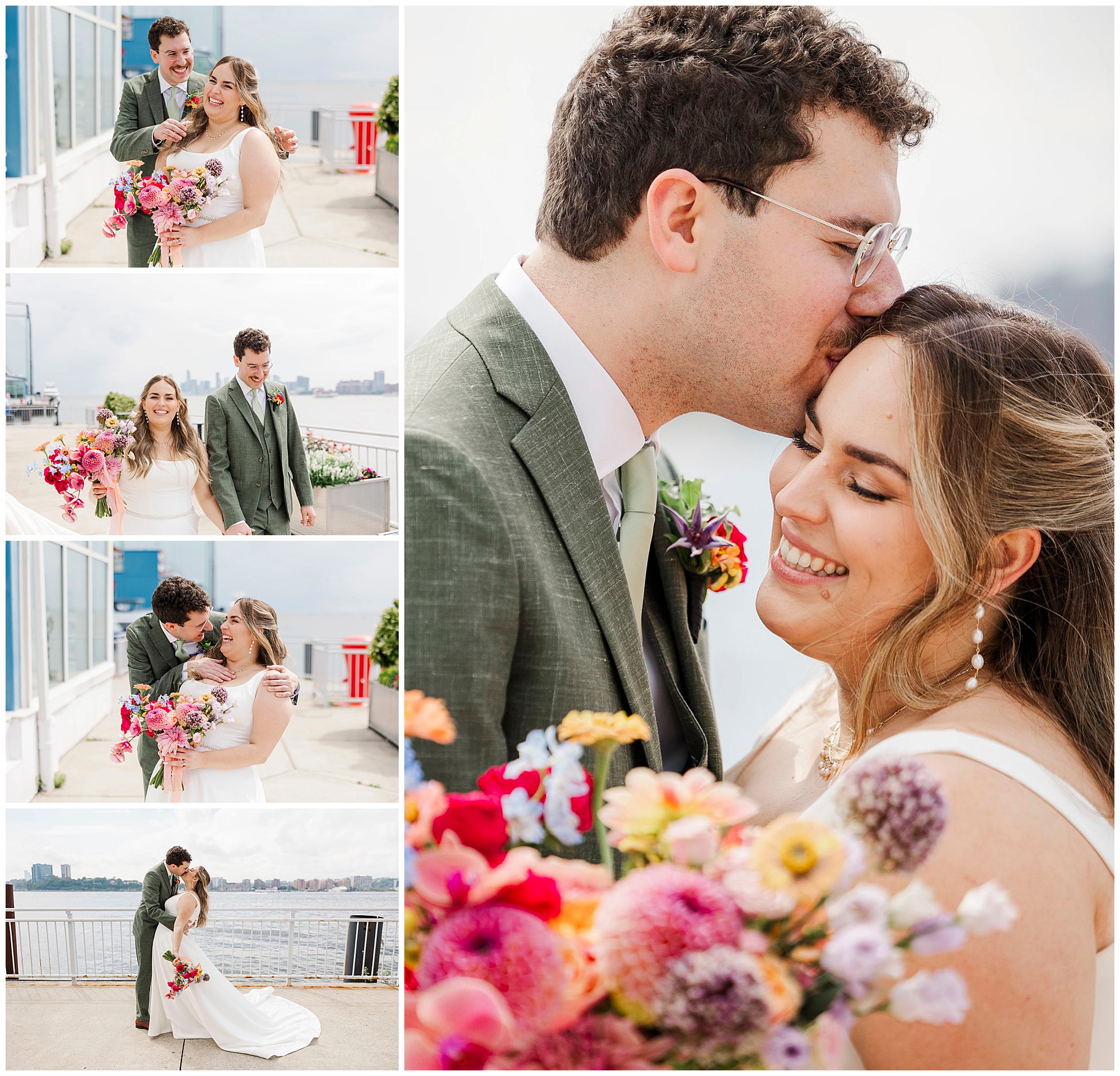 Lovely lighthouse at chelsea piers wedding