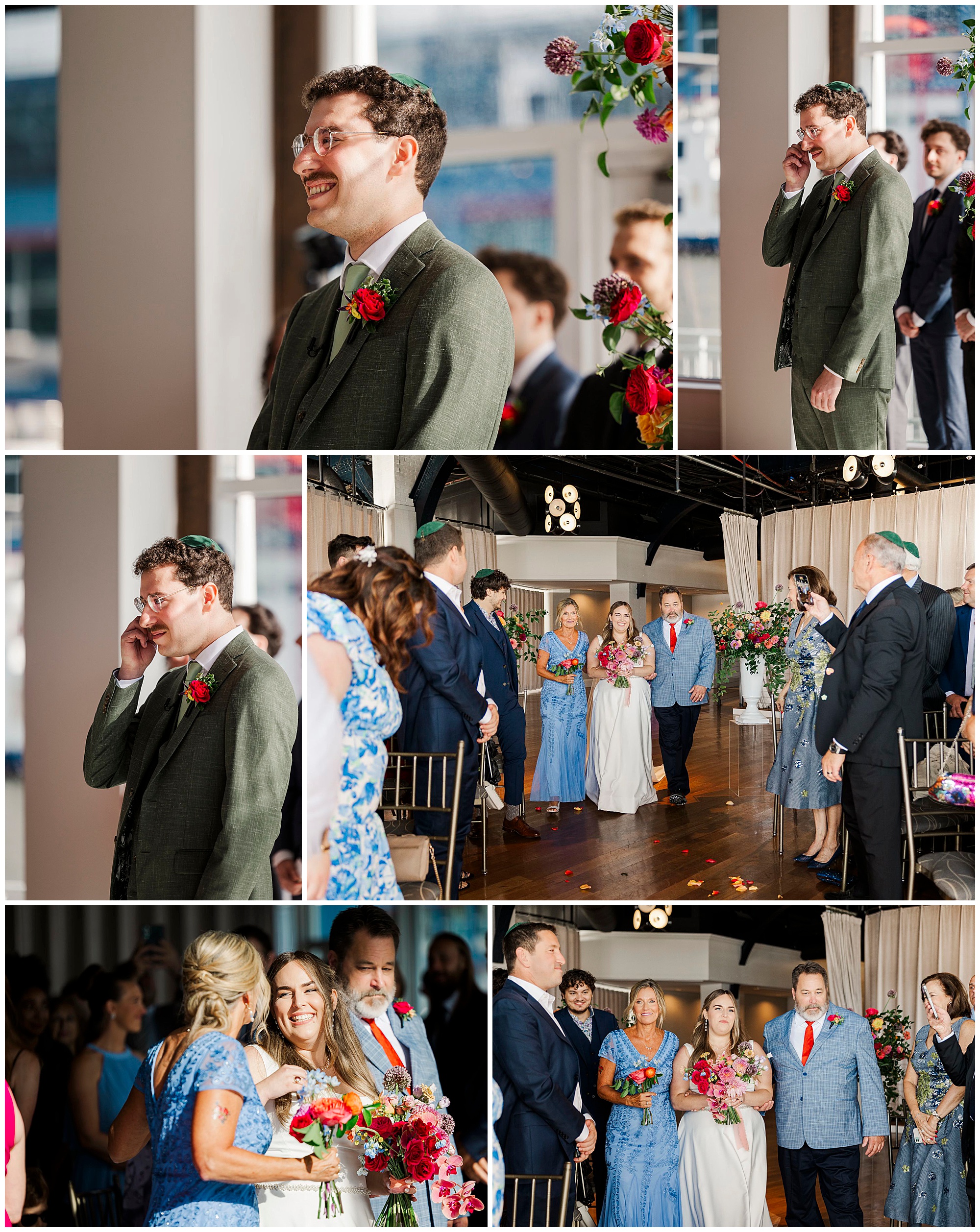 Radiant lighthouse at chelsea piers wedding