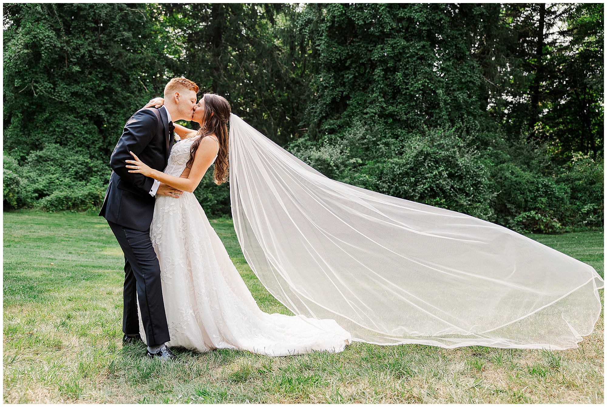 Candid le chateau wedding in south salem, ny