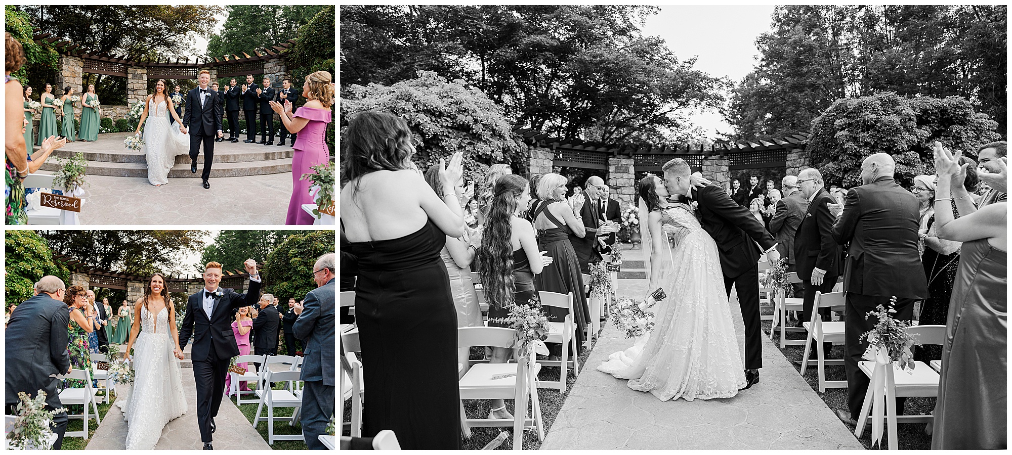 Cheerful le chateau wedding in south salem, ny