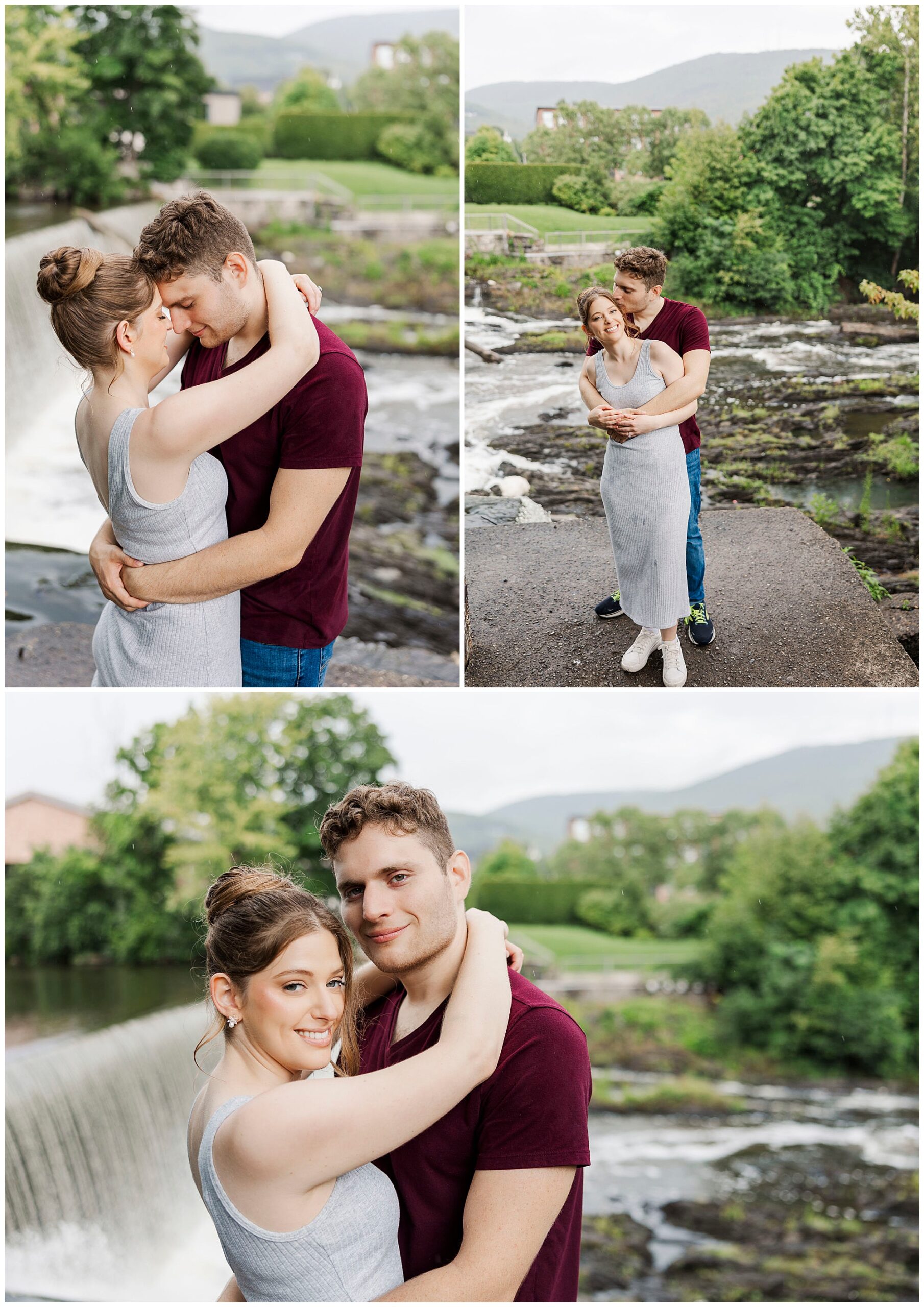 Iconic engagement session in beacon, ny