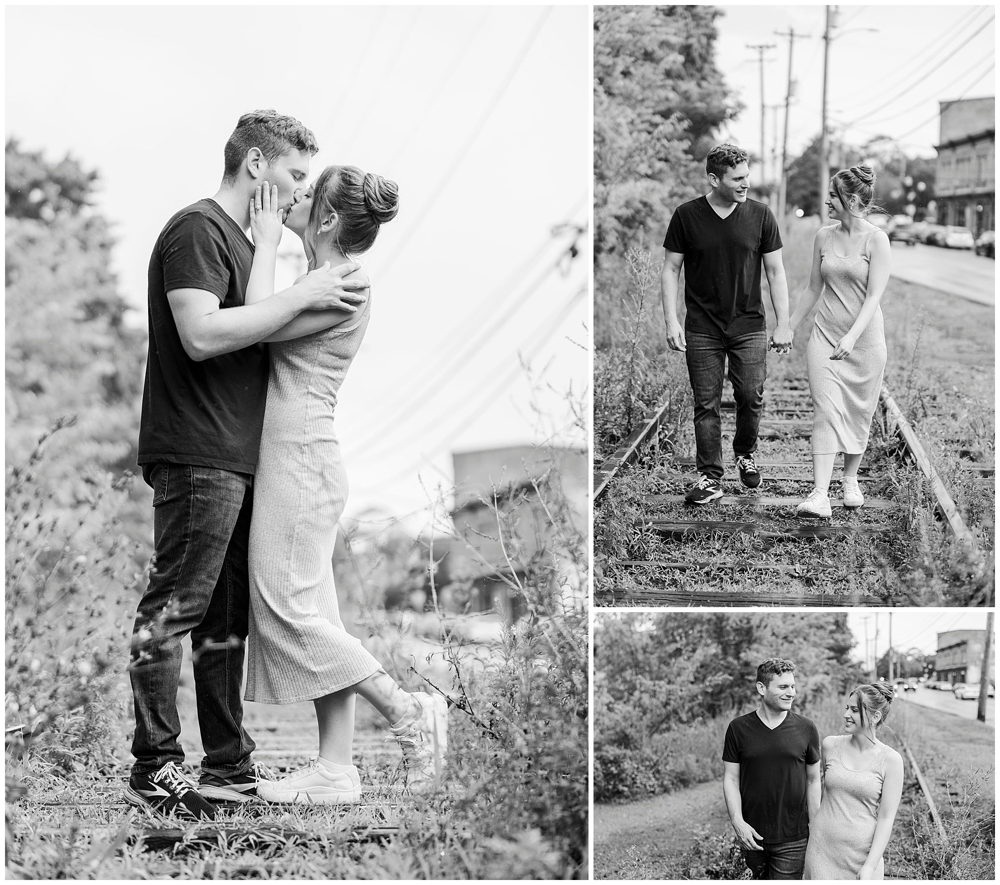 Gorgeous engagement session in beacon, ny