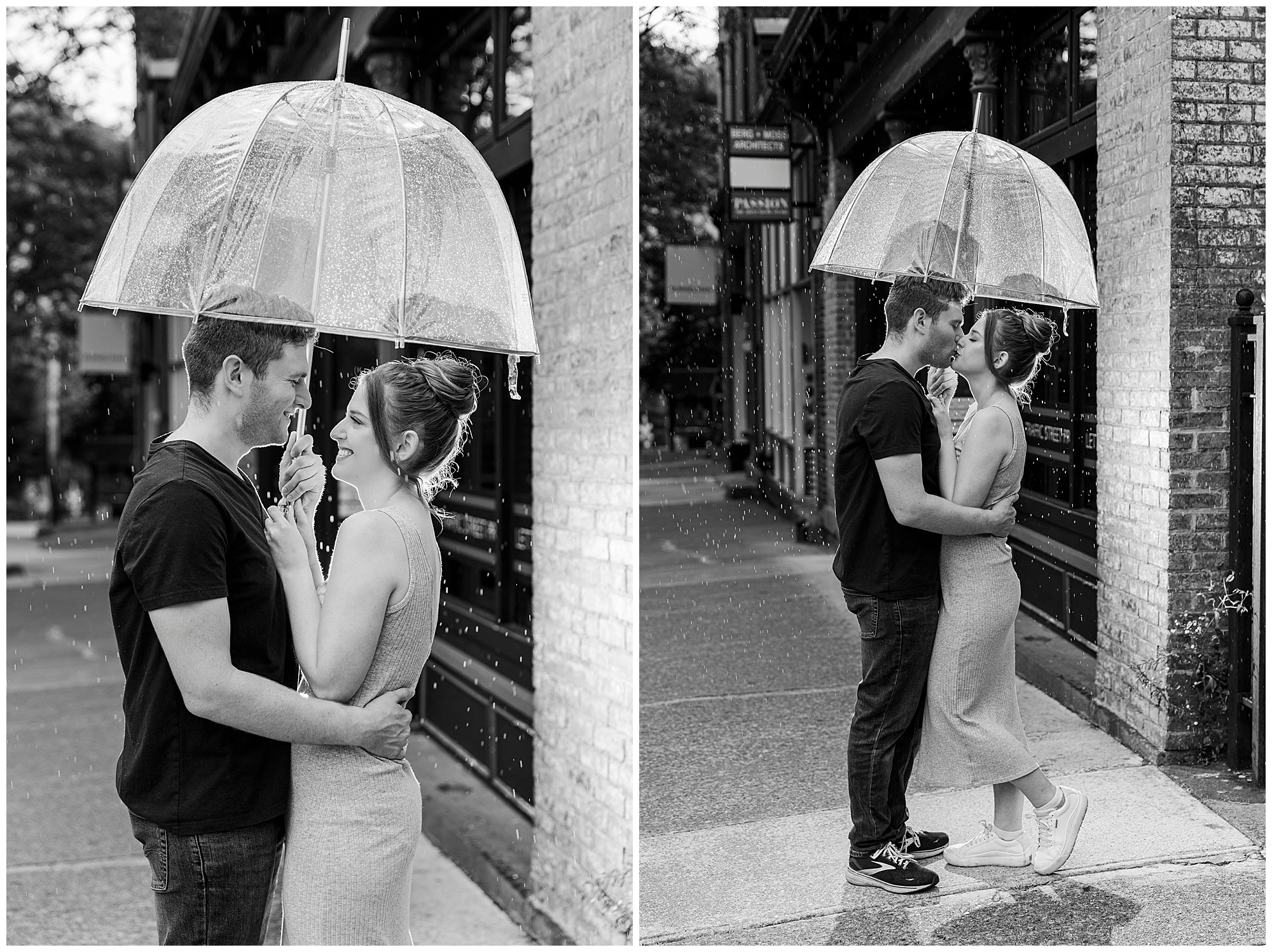 Candid engagement session in beacon, ny