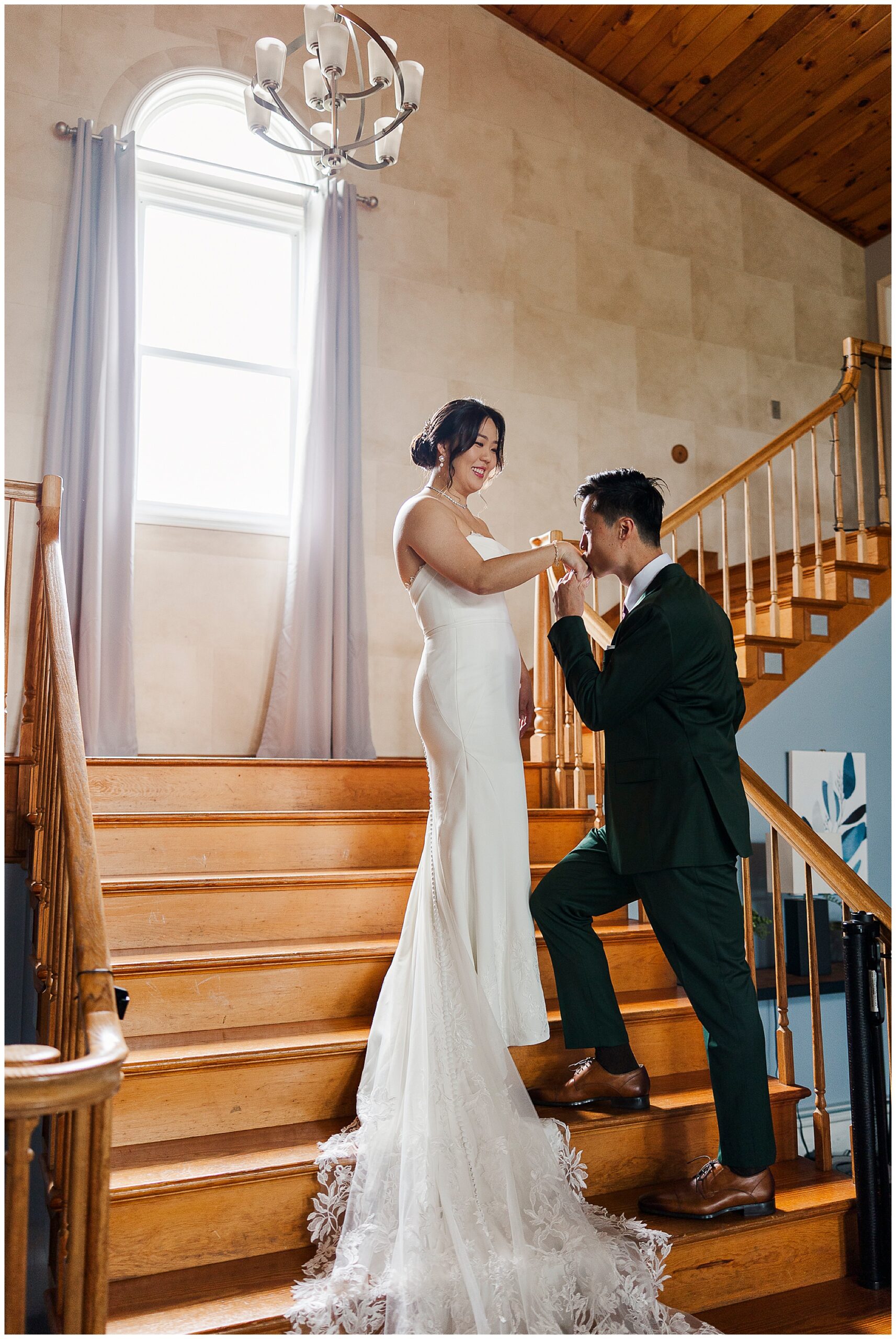 Vibrant city winery hudson valley wedding