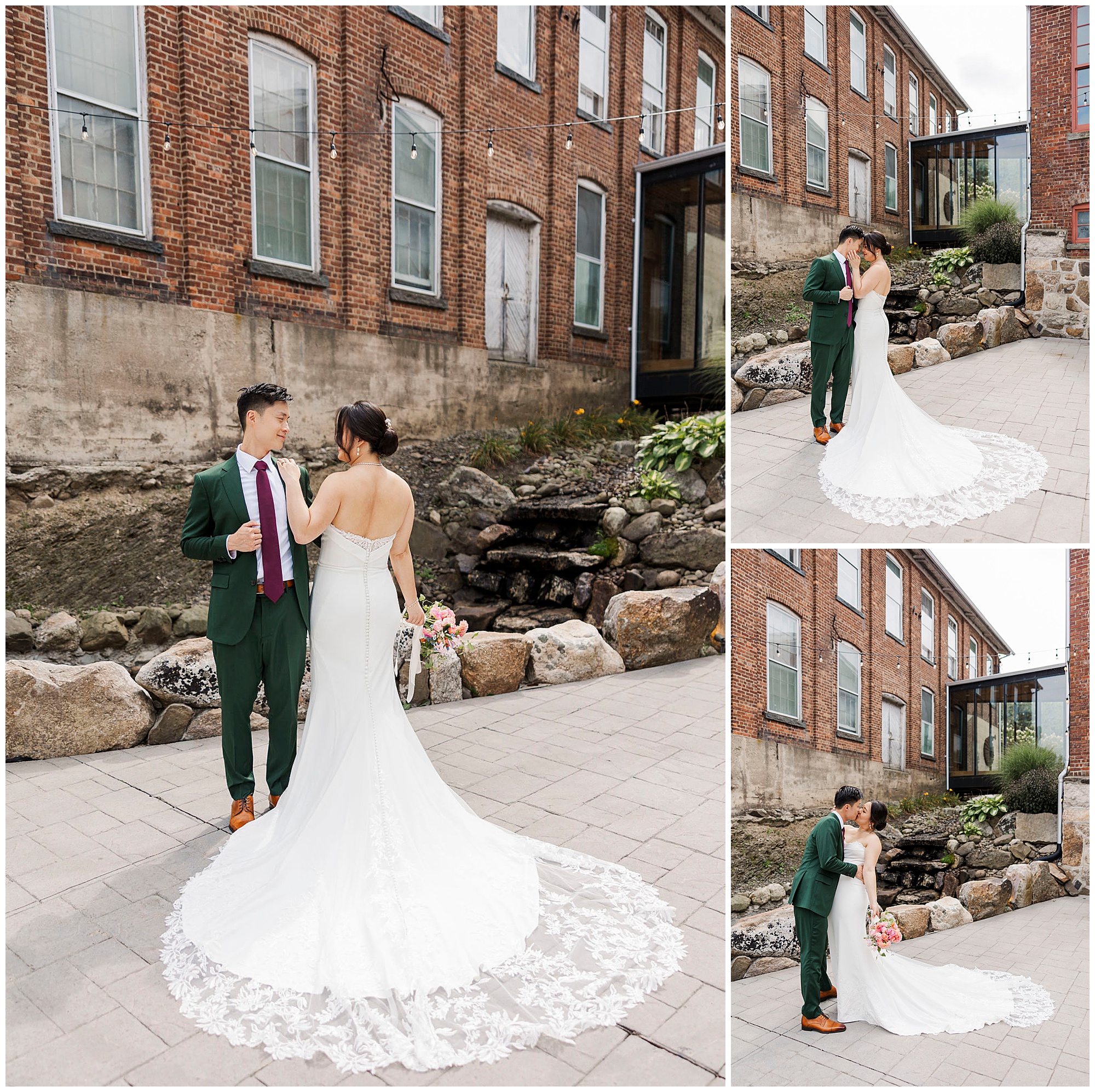 Lovely city winery hudson valley wedding