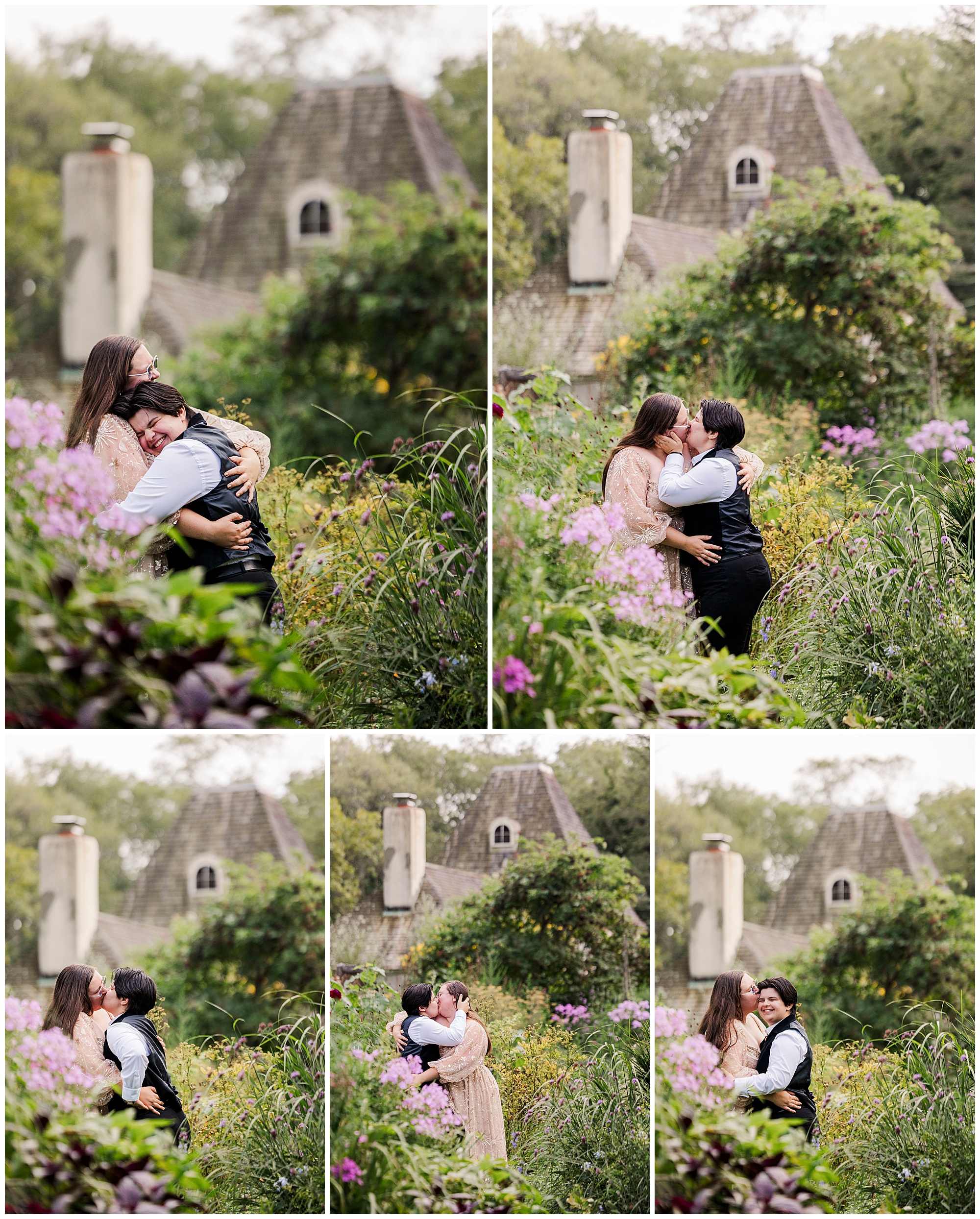 Iconic stonecrop gardens engagement photo shoot