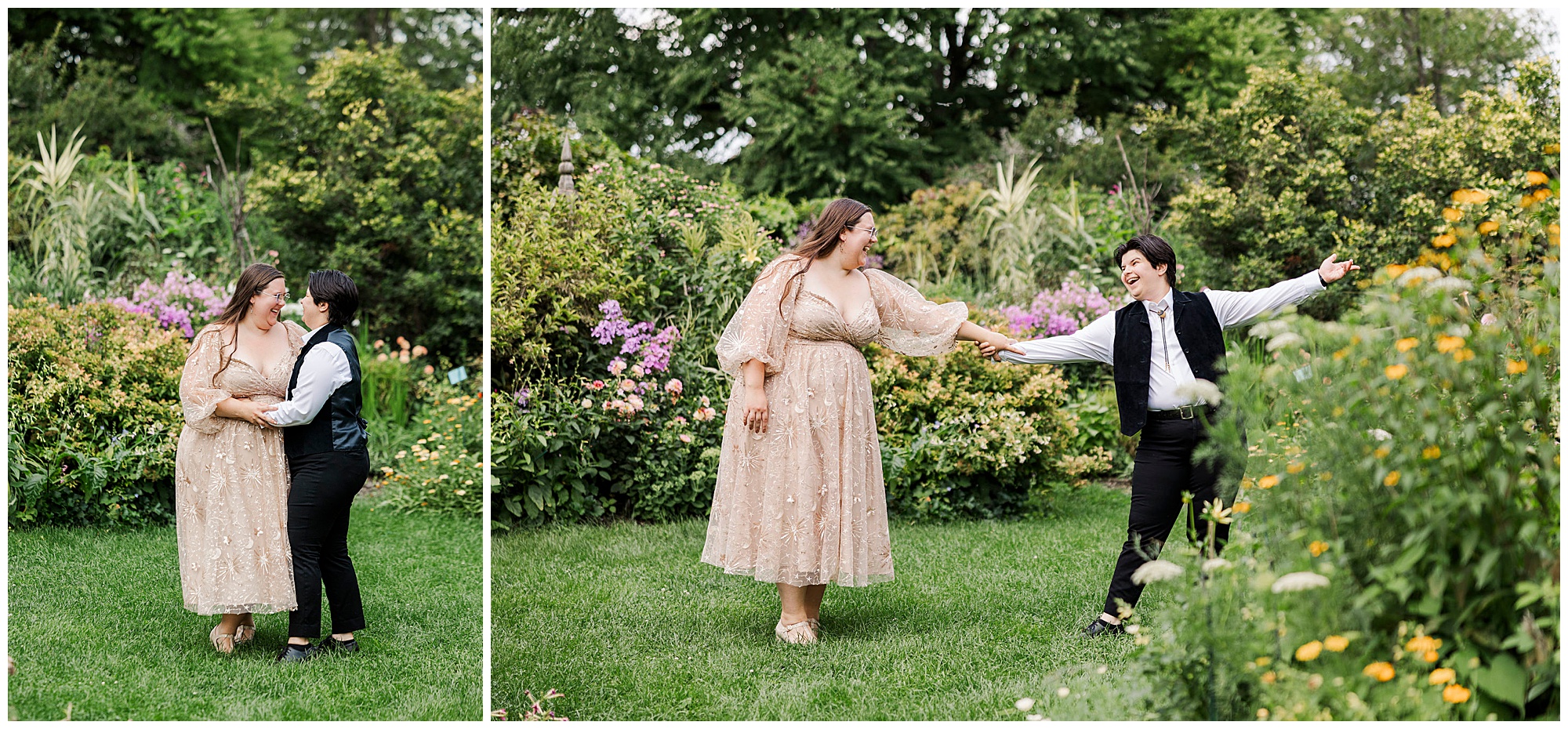 Amazing stonecrop gardens engagement photo shoot