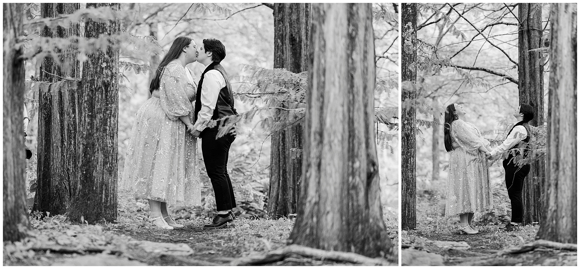 Stunning stonecrop gardens engagement photo shoot