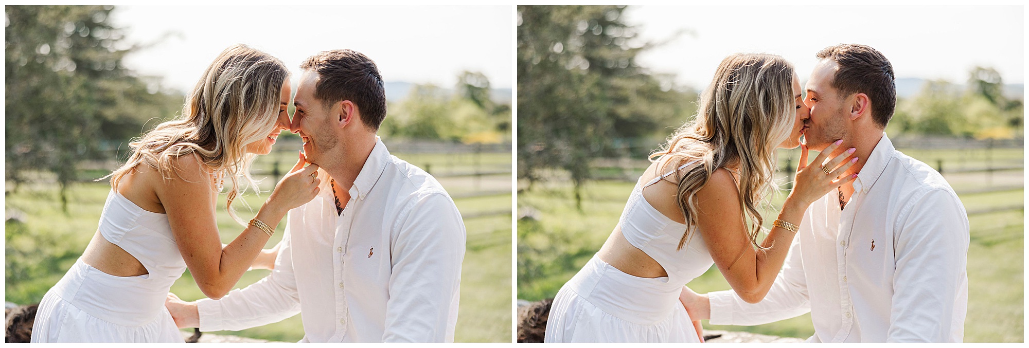 Radiant stonecrop gardens engagement shoot