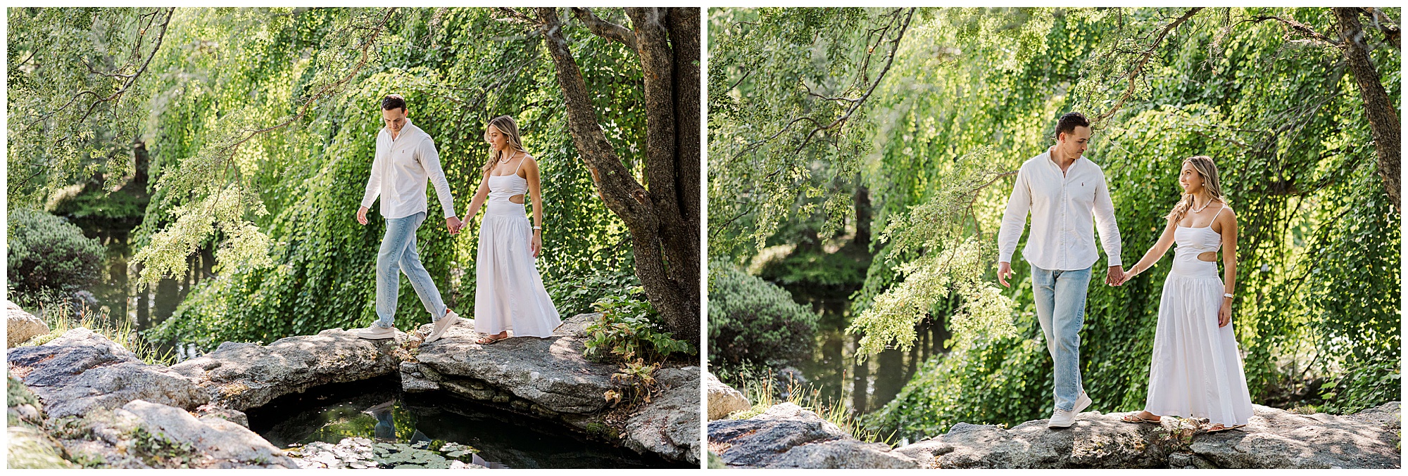 Flawless stonecrop gardens engagement shoot