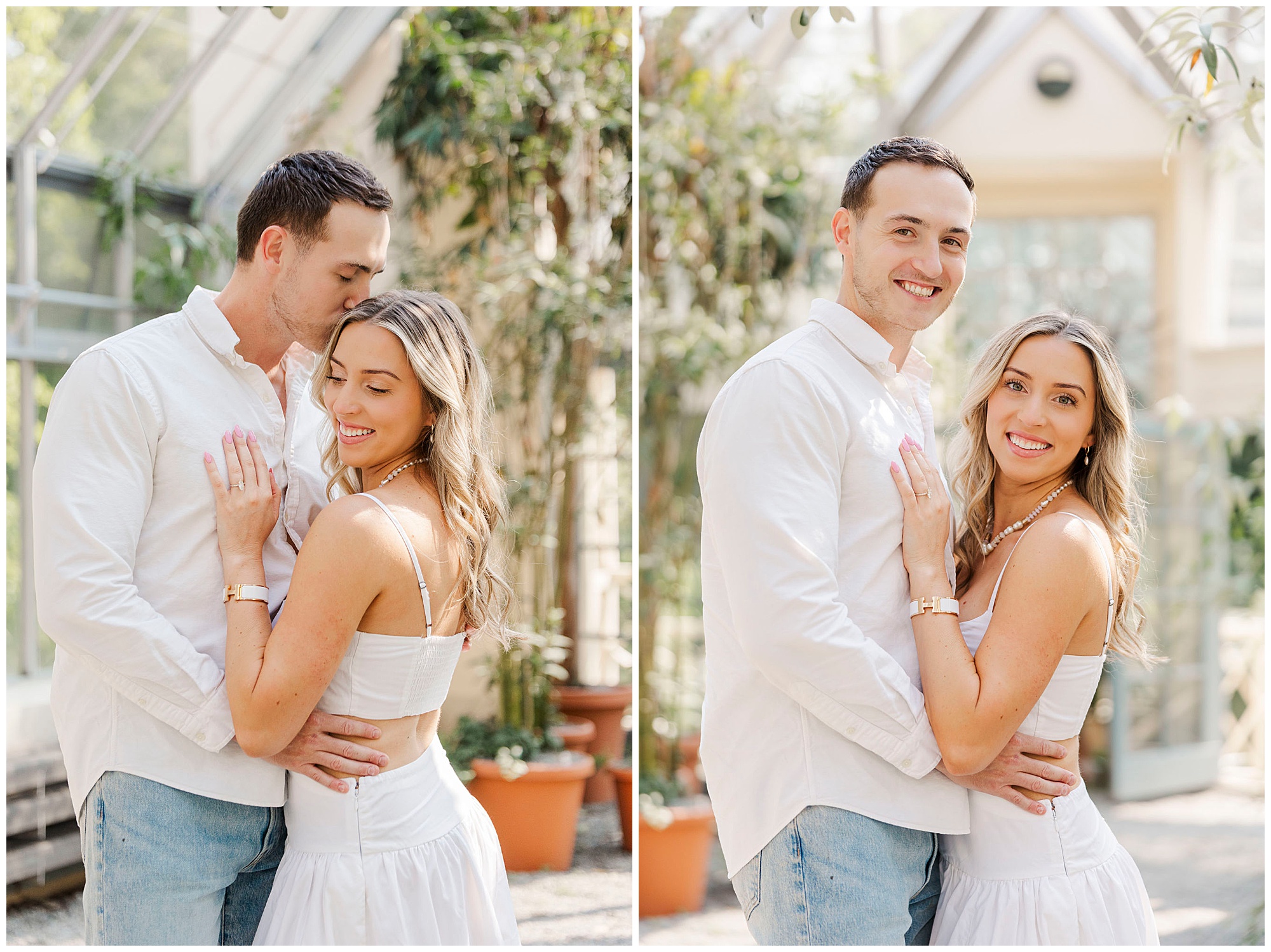 Dreamy stonecrop gardens engagement shoot