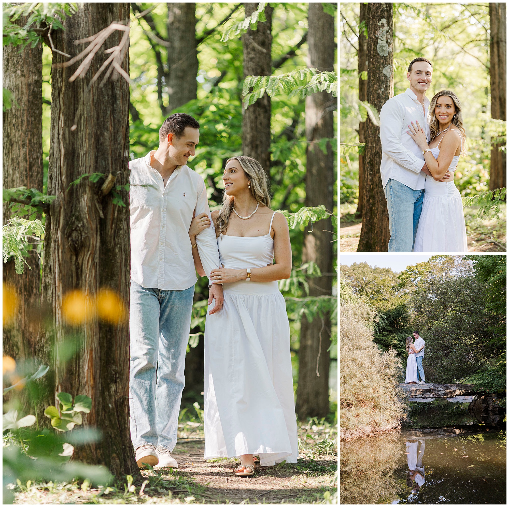 Magical stonecrop gardens engagement shoot