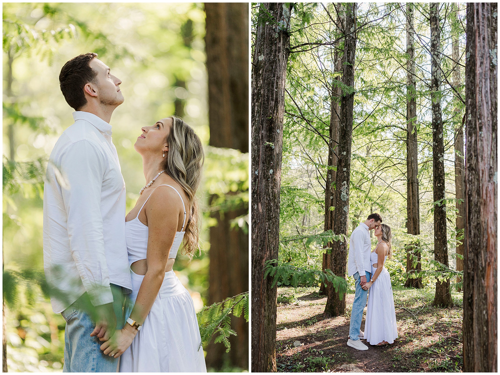 Vibrant stonecrop gardens engagement shoot