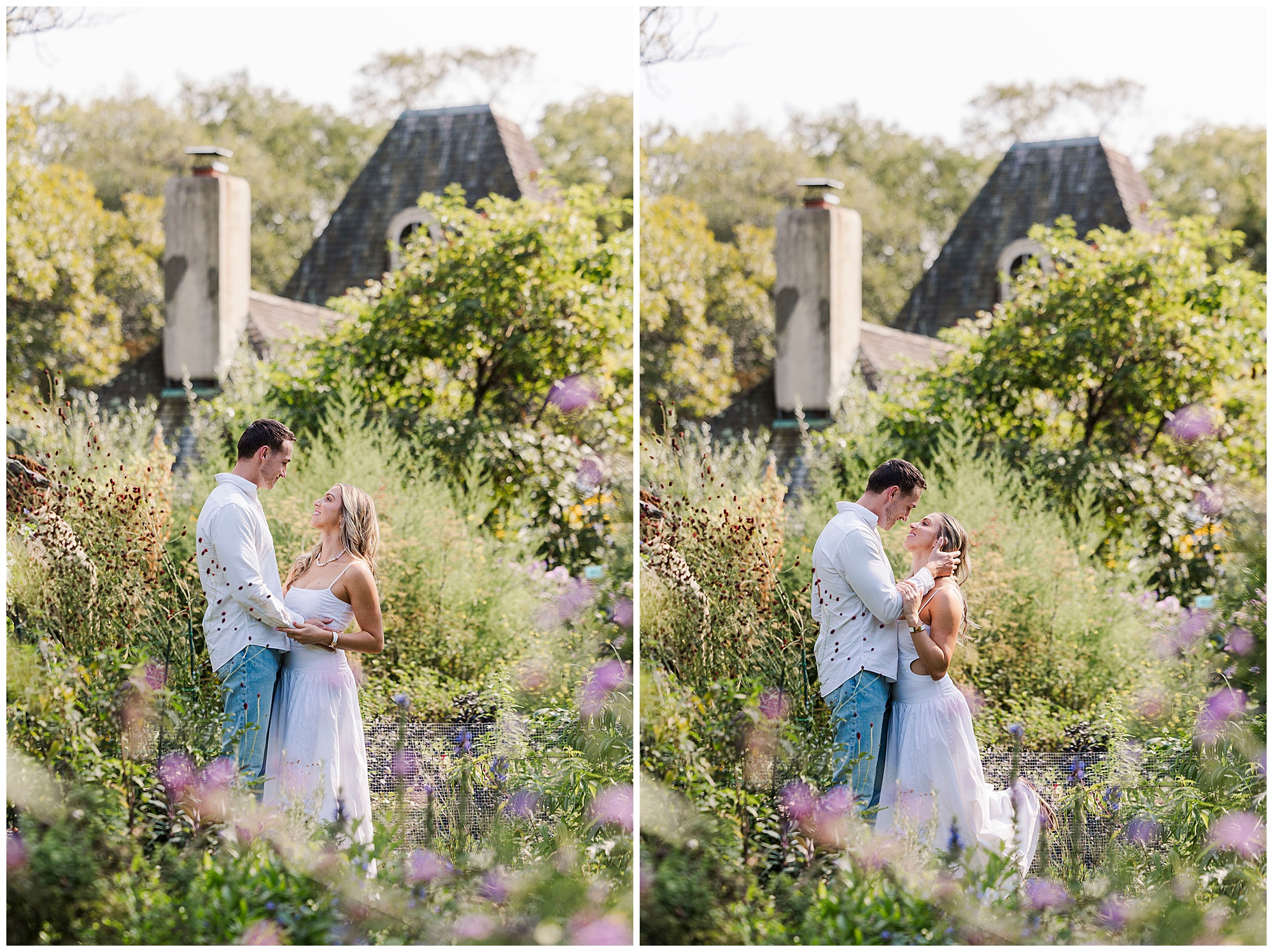 Lovely stonecrop gardens engagement shoot