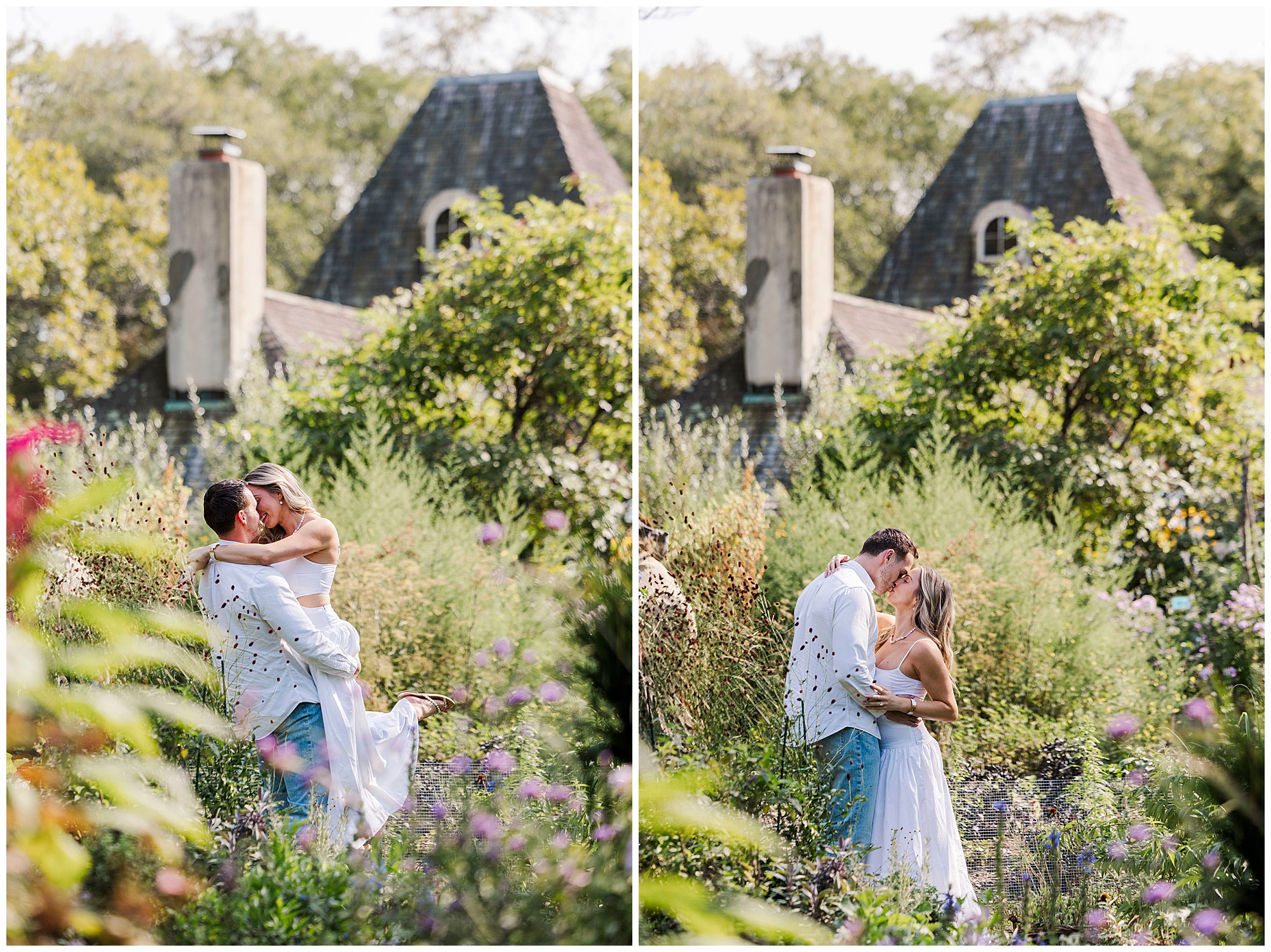 Awesome stonecrop gardens engagement shoot