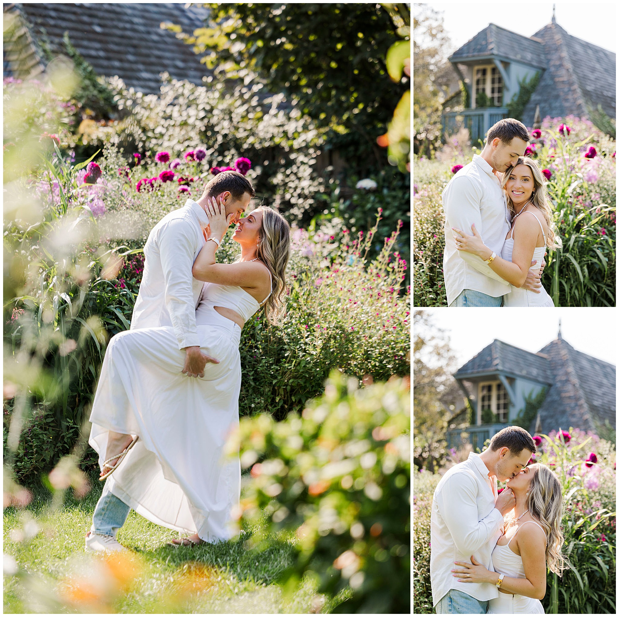 Amazing stonecrop gardens engagement shoot