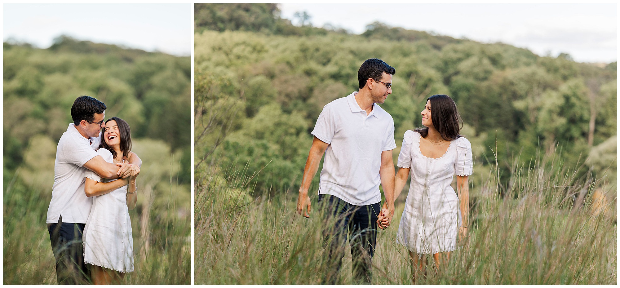 Iconic engagement session in little stony point park