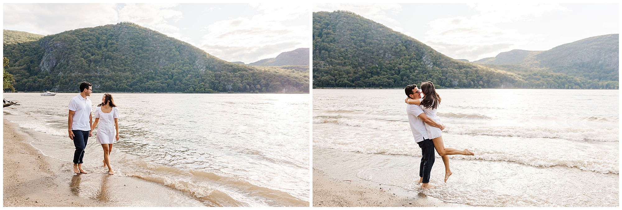 Beautiful engagement session in little stony point park