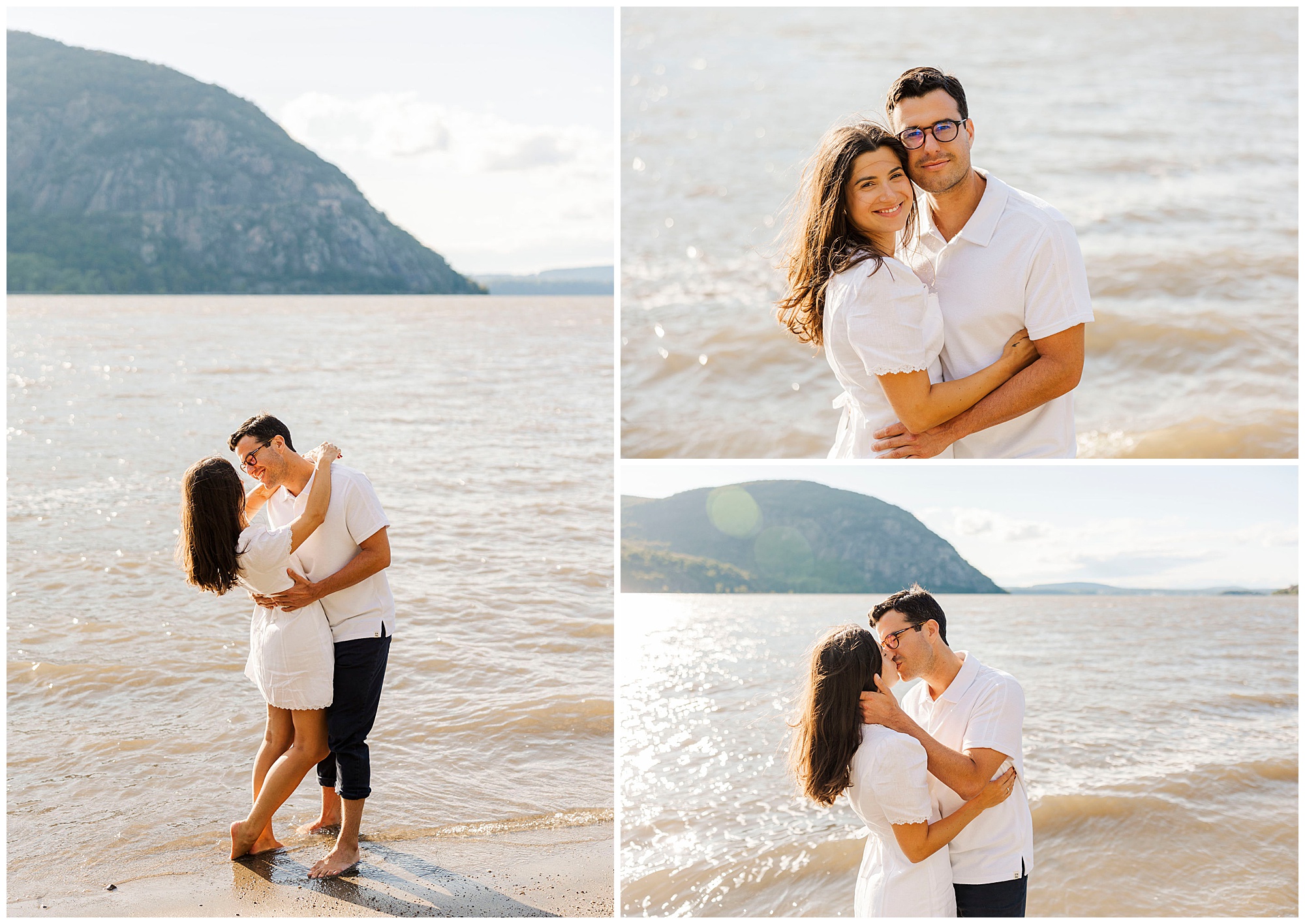 Fun engagement session in little stony point park