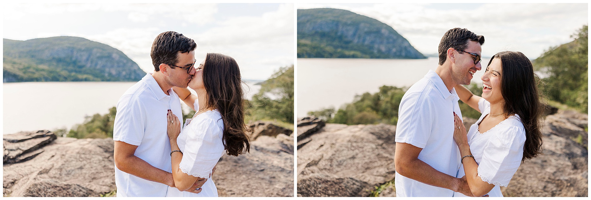 Lovely engagement session in little stony point park