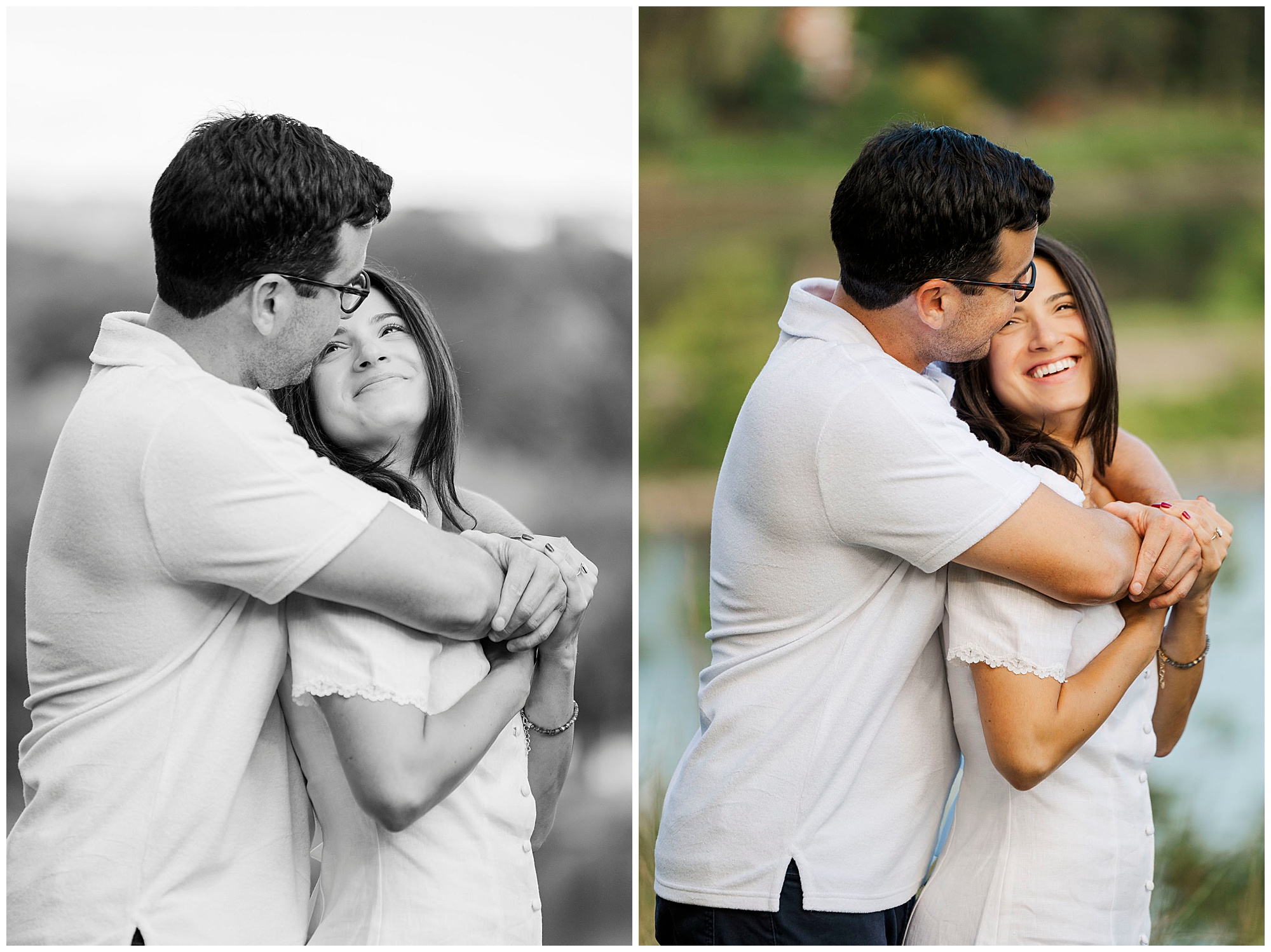 Stunning engagement session in little stony point park