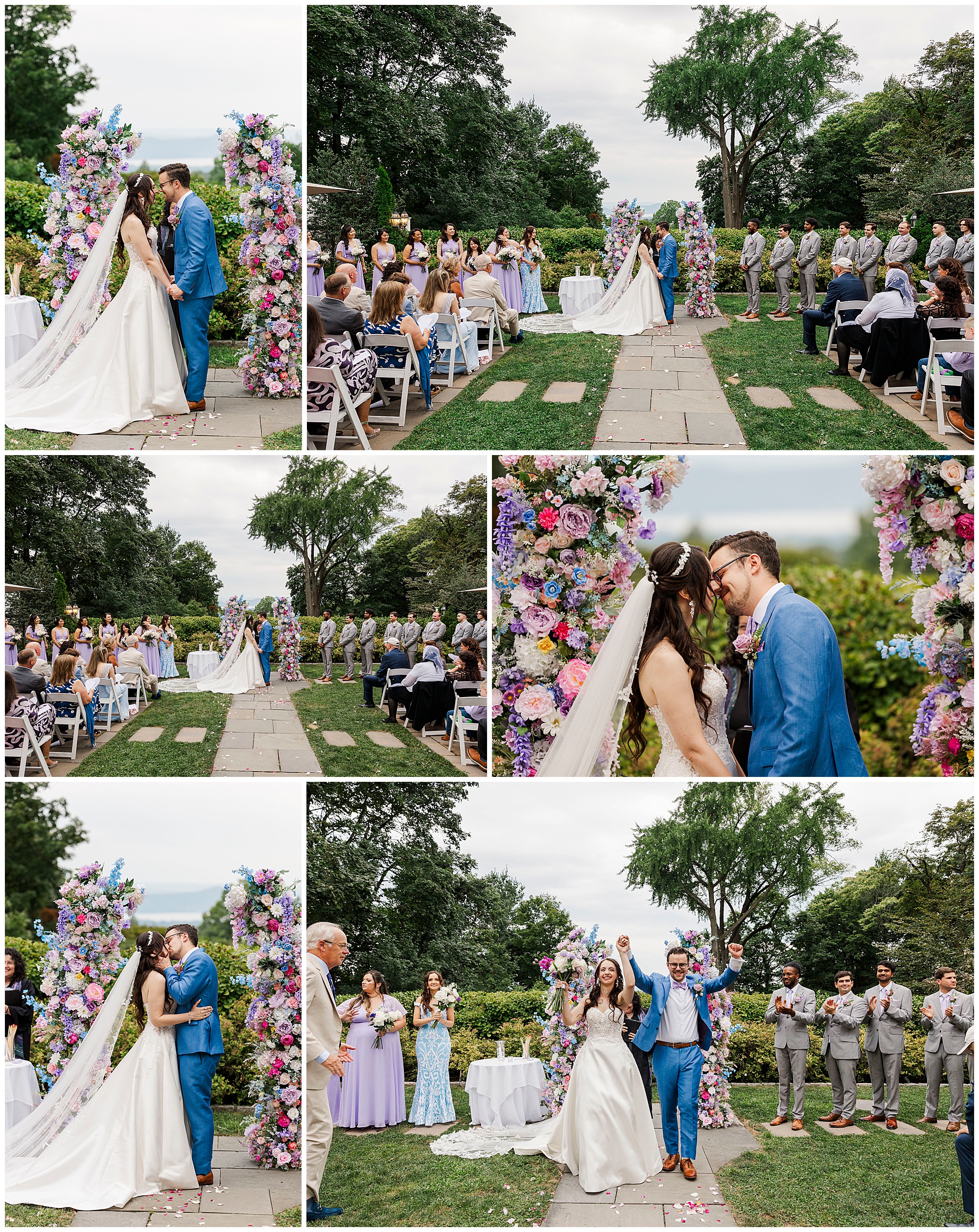 Fun summer briarcliff manor wedding