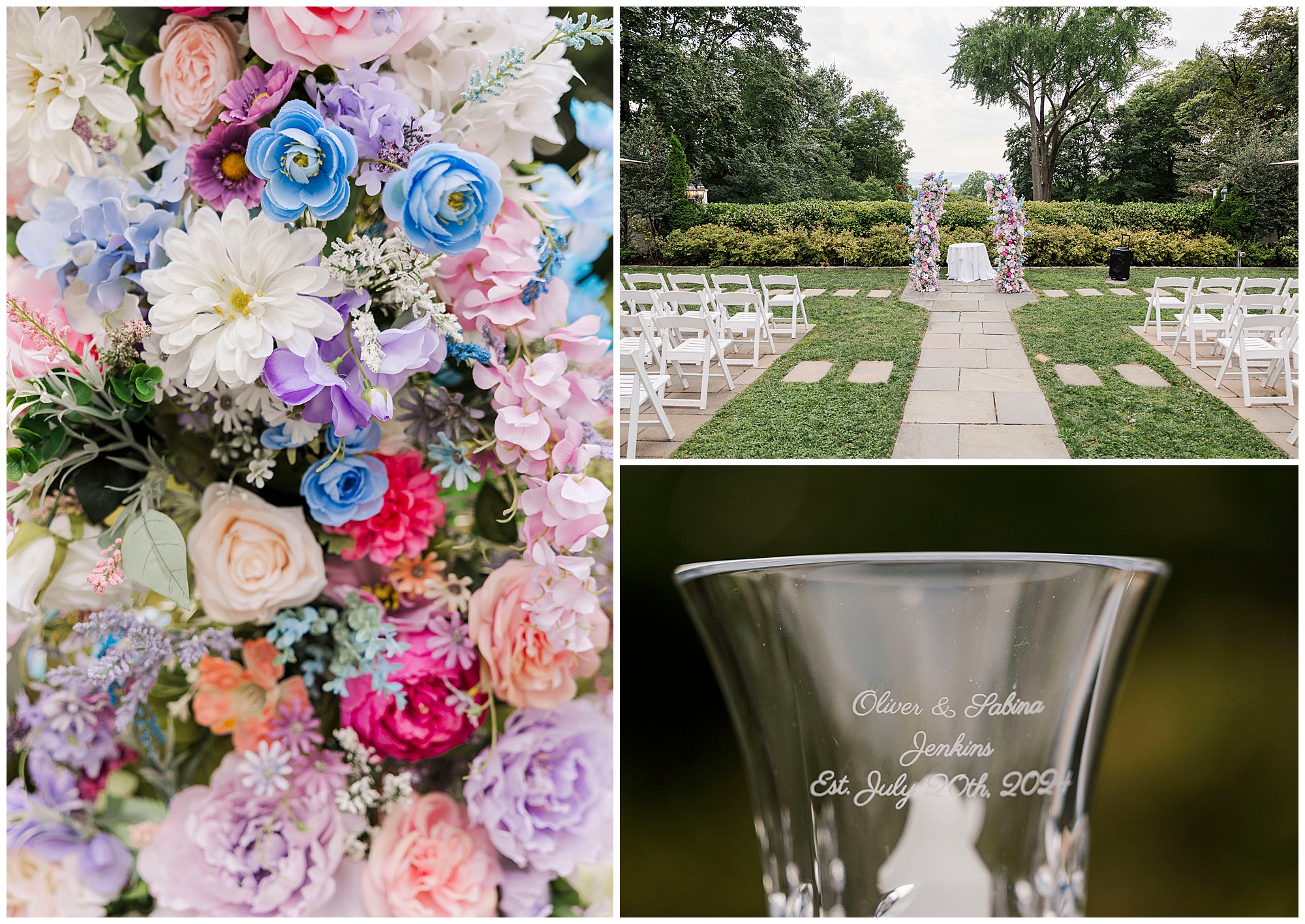 Dazzling summer briarcliff manor wedding