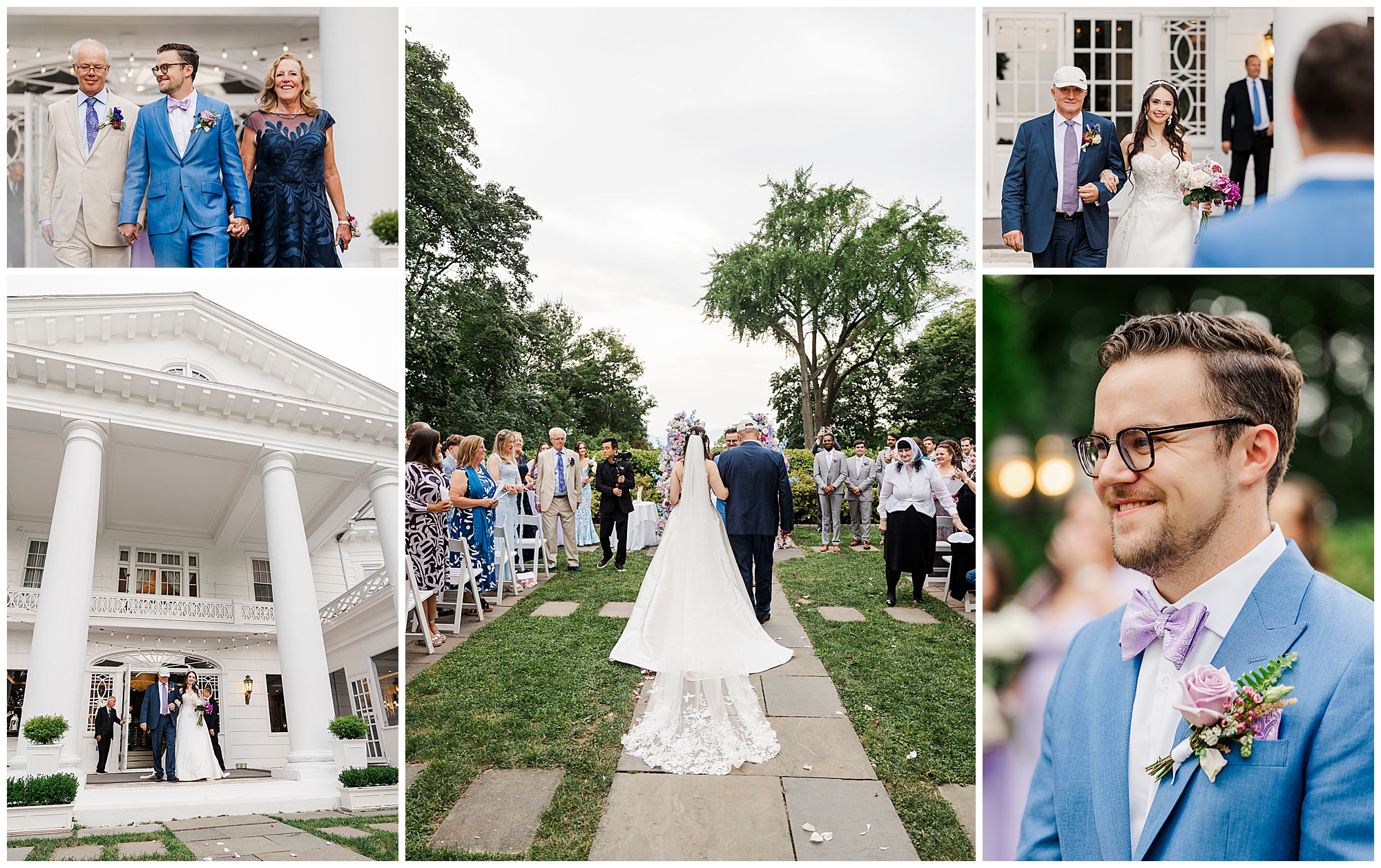 Bright summer briarcliff manor wedding