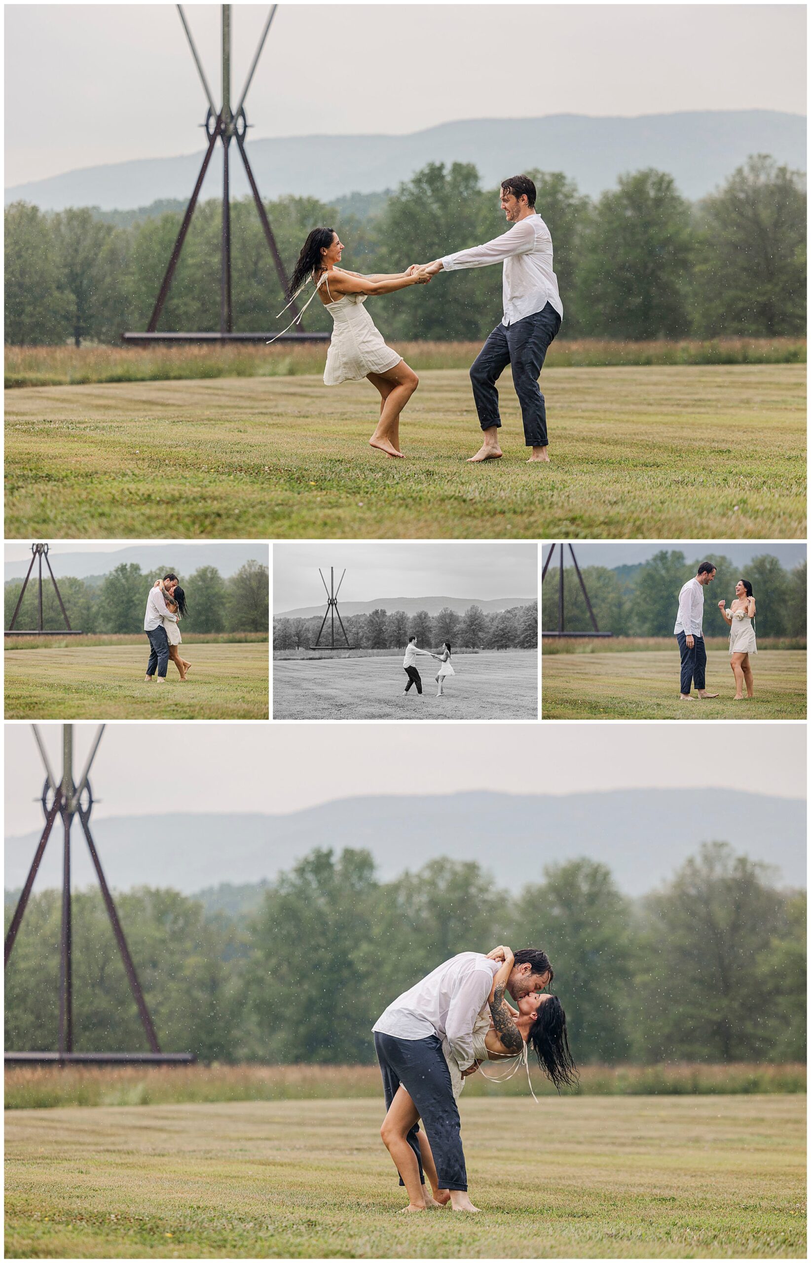 Unique storm king engagement session