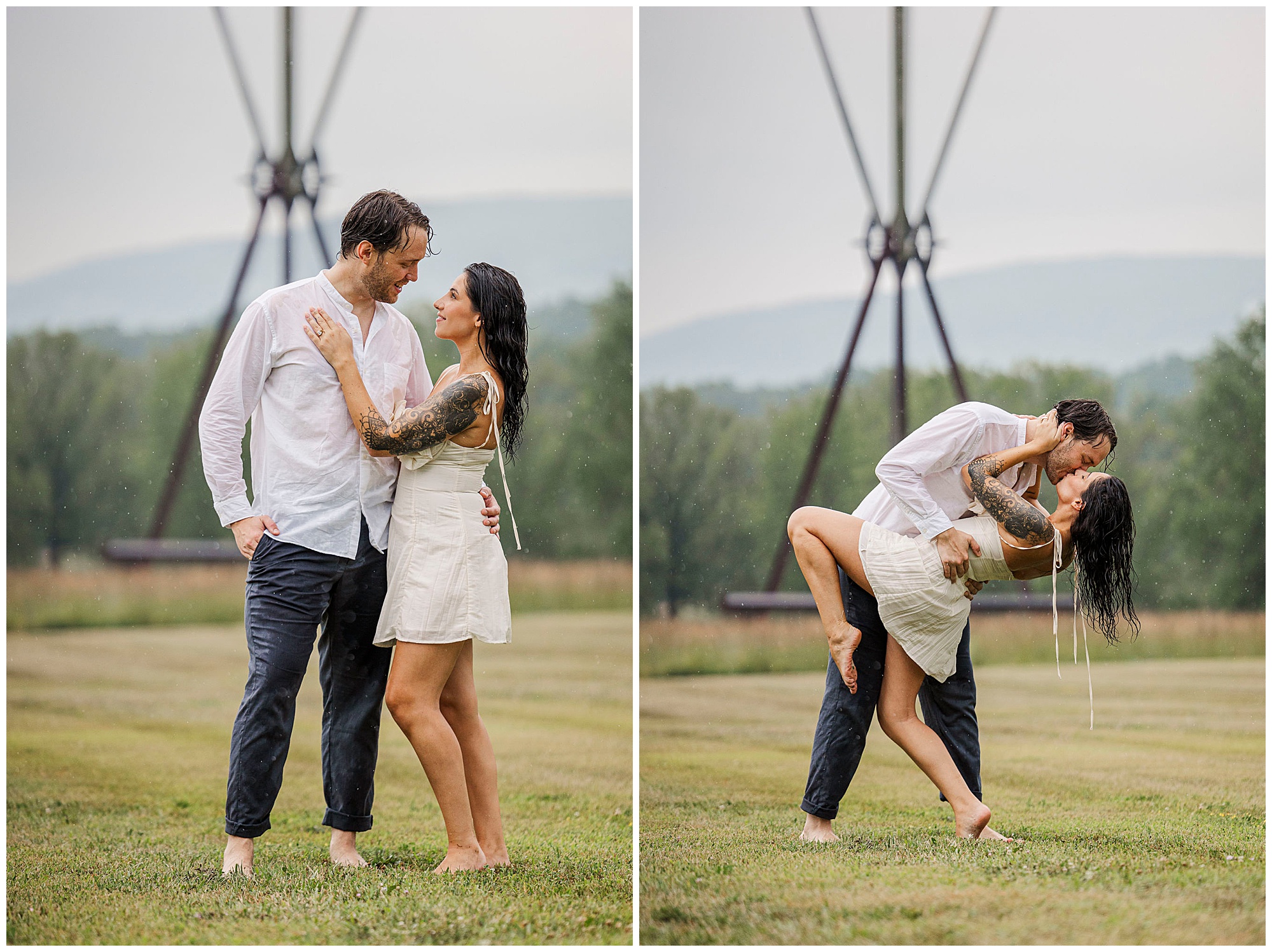 Magical storm king engagement session