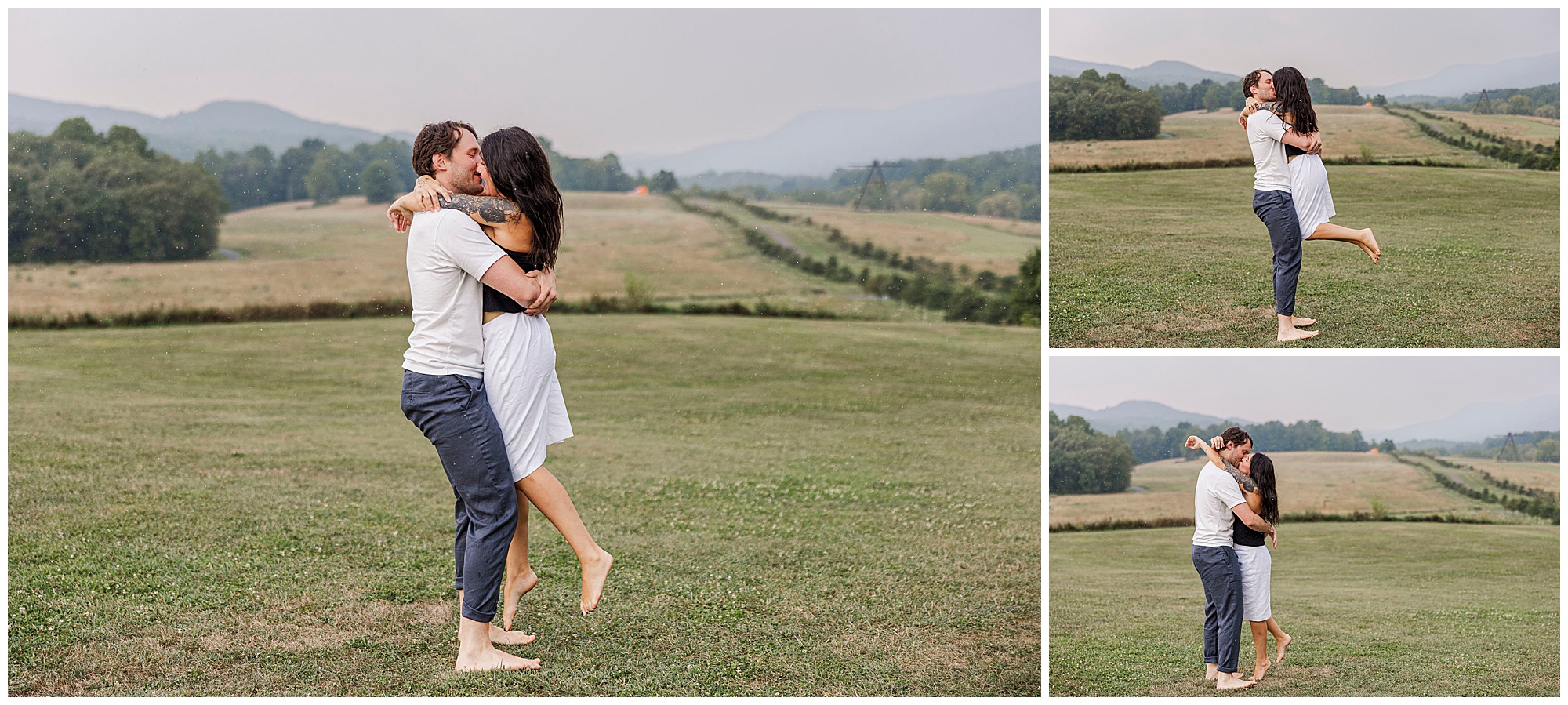 Picturesque storm king engagement session