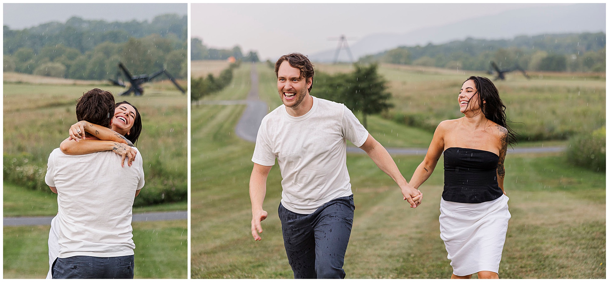 Chic storm king engagement session