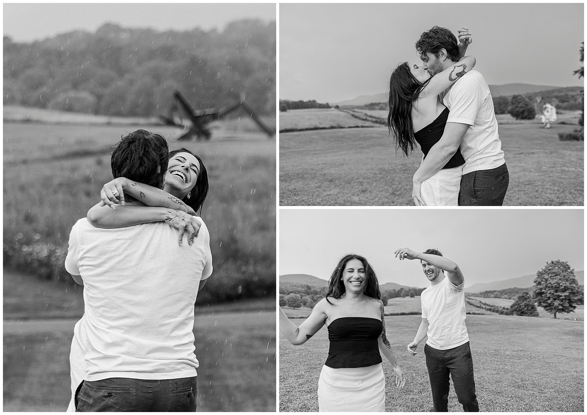 Timeless storm king engagement session