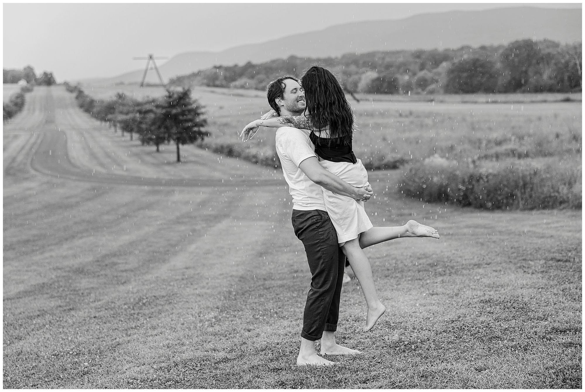 Fun storm king engagement session