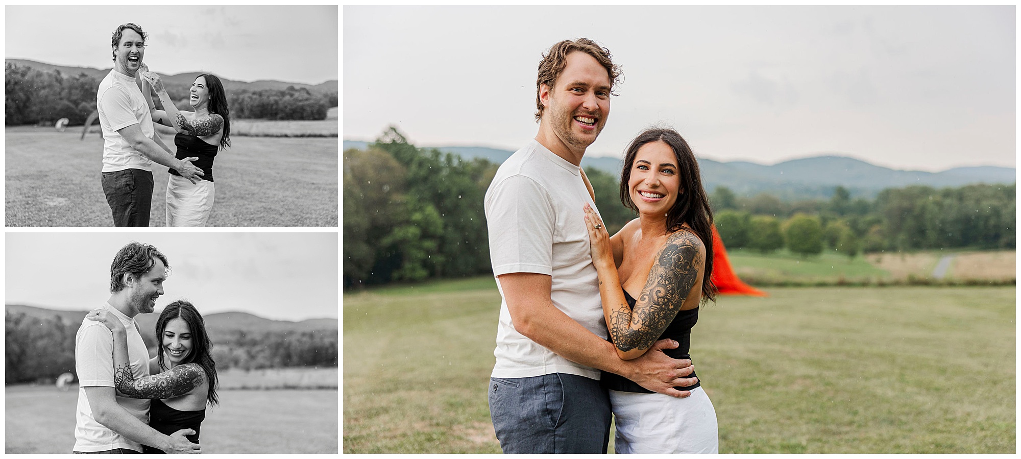 Vibrant storm king engagement session