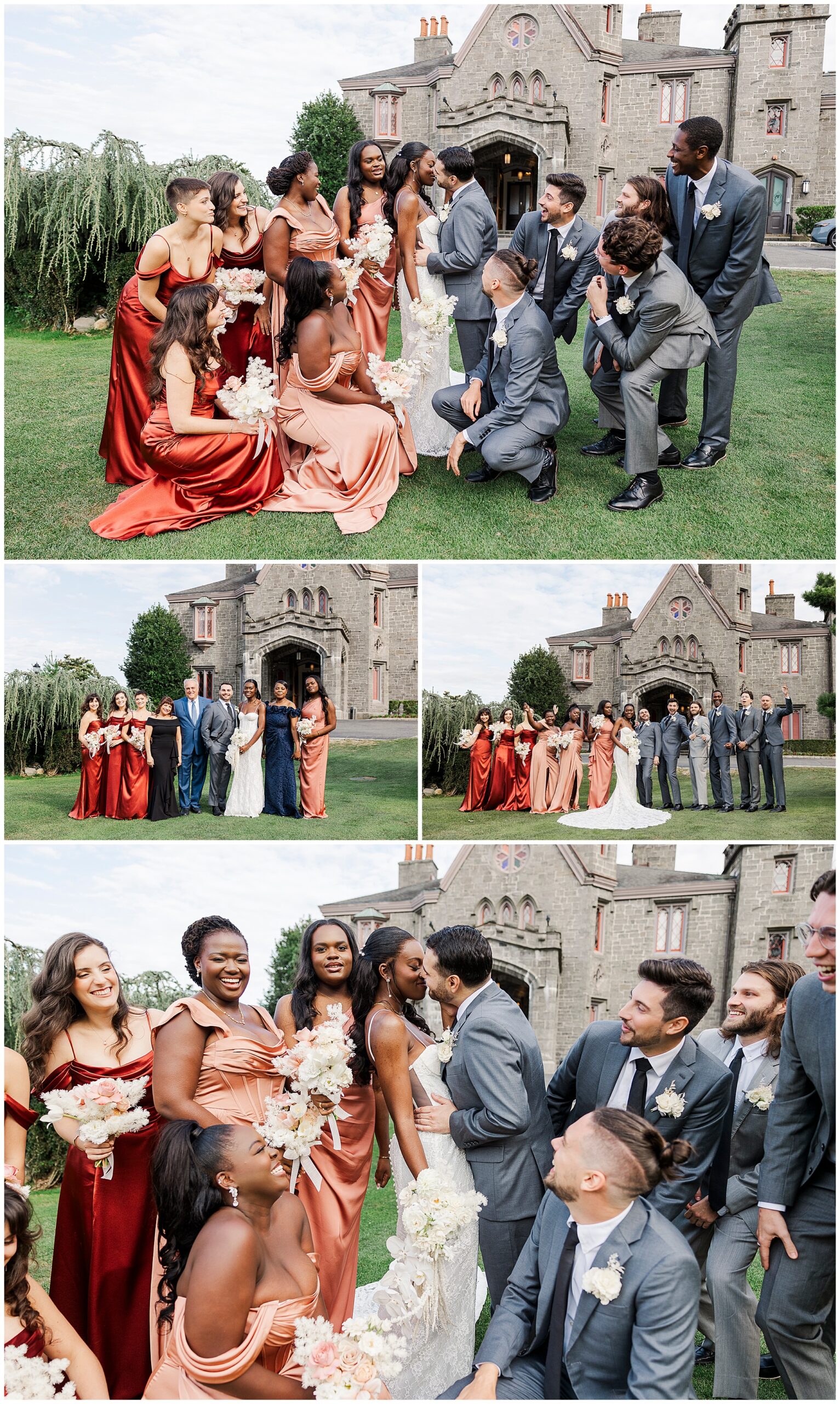 Candid whitby castle wedding in late summer