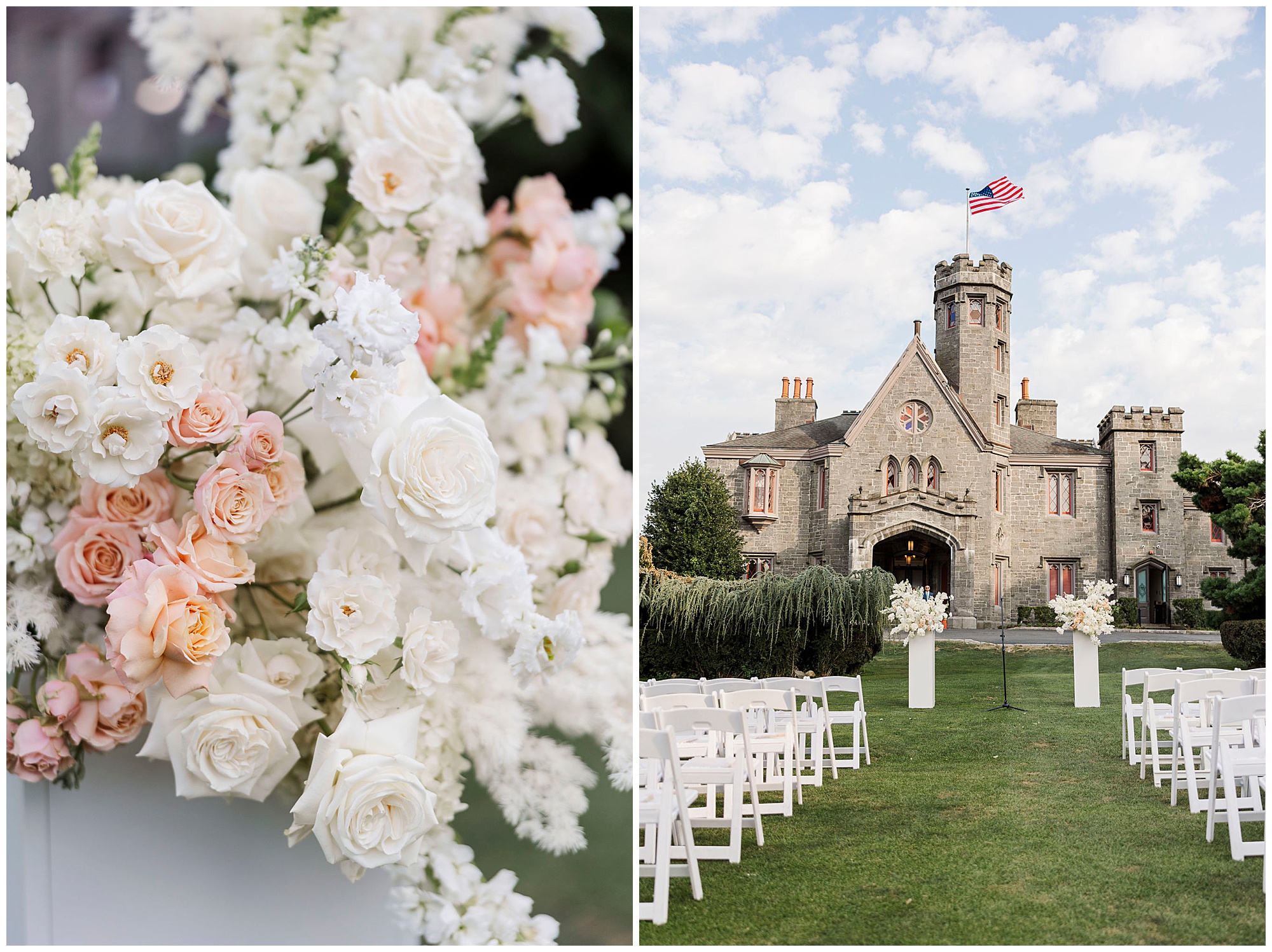 Personal whitby castle wedding in late summer