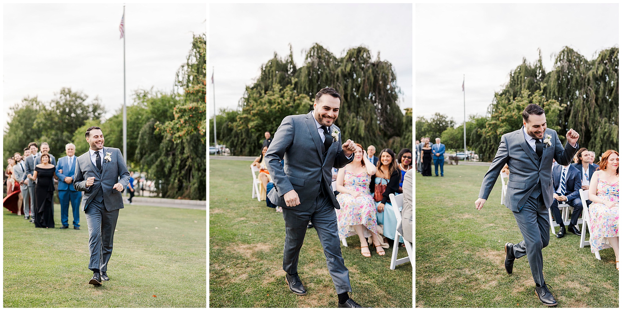 Incredible whitby castle wedding in late summer