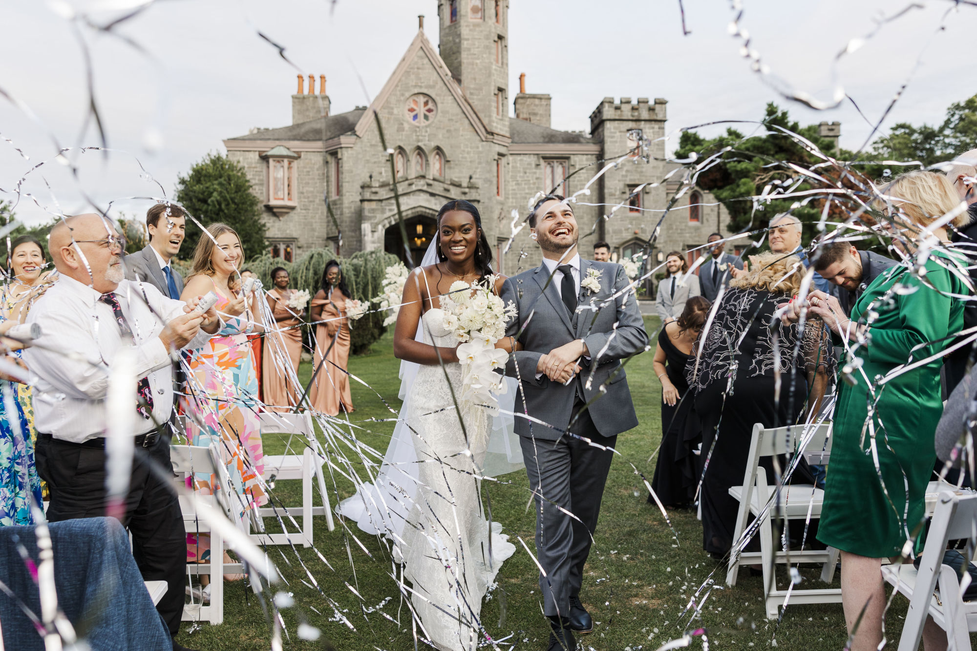 Darling whitby castle wedding in late summer