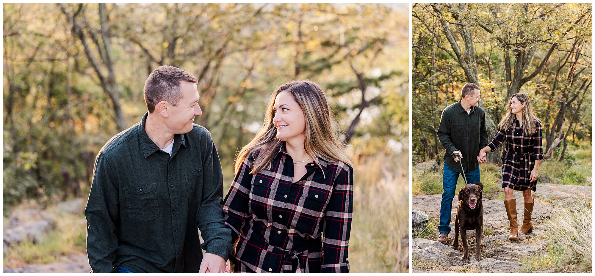 Classic cold spring engagement photos