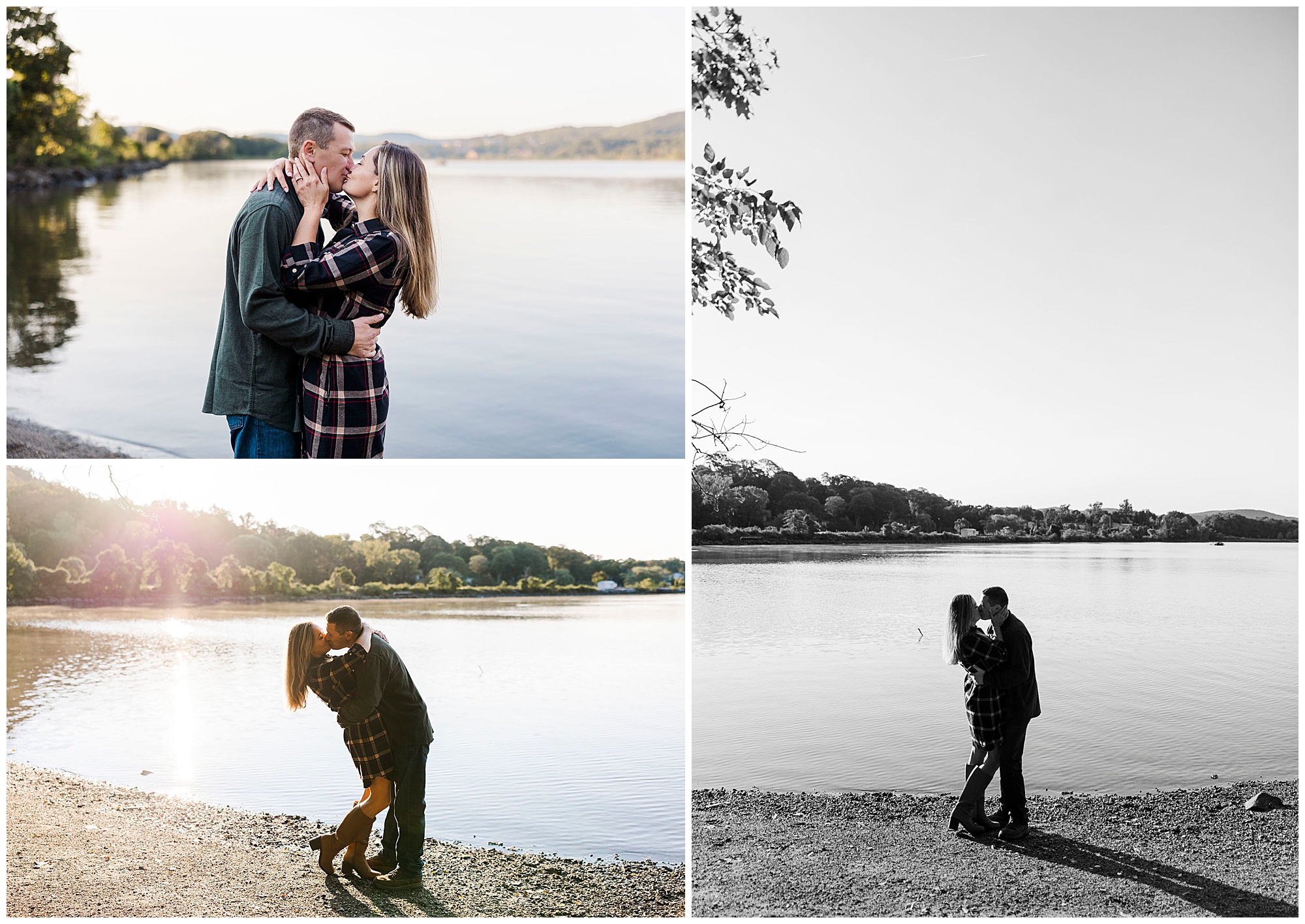 Beautiful cold spring engagement photos