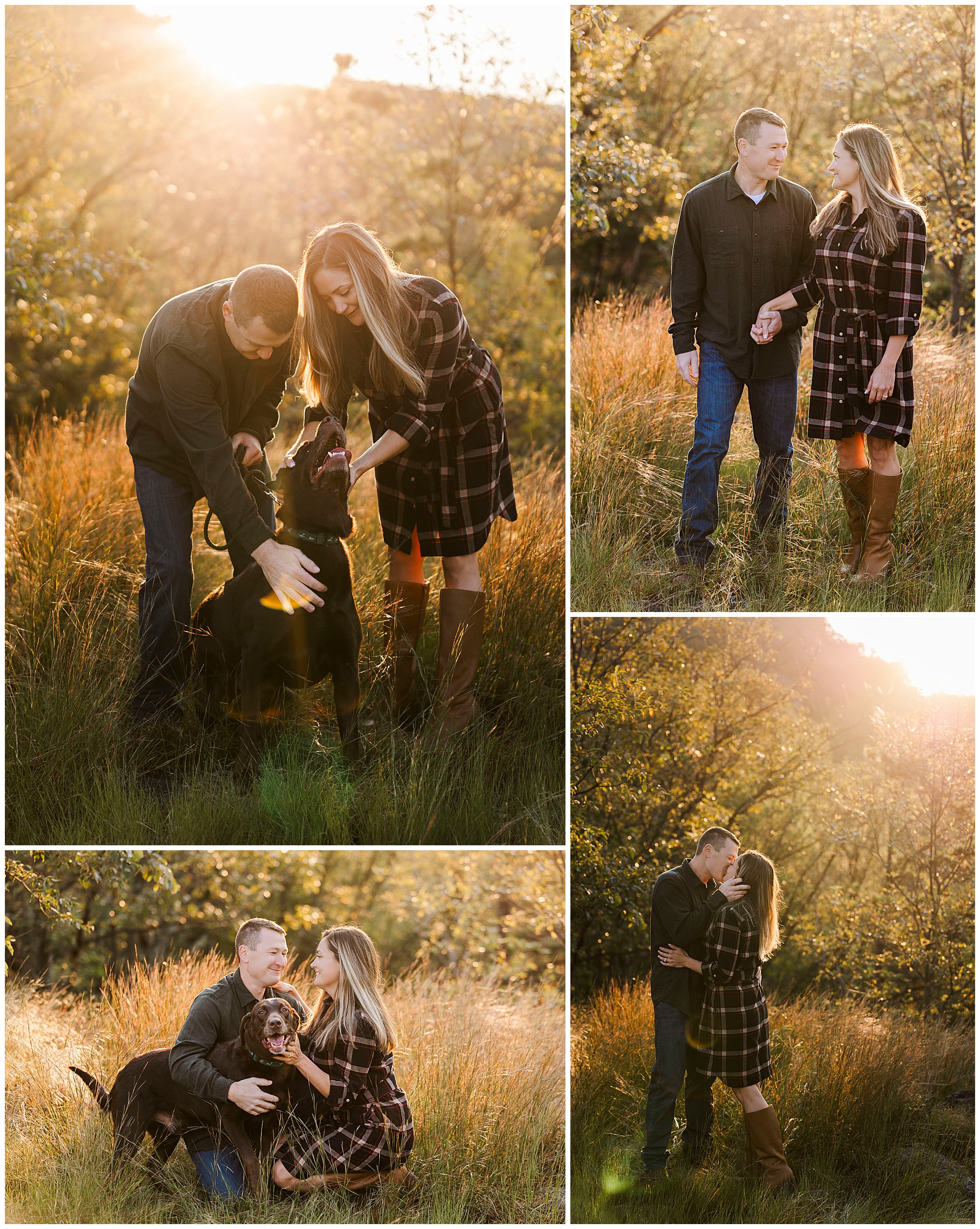 Lovely cold spring engagement photos