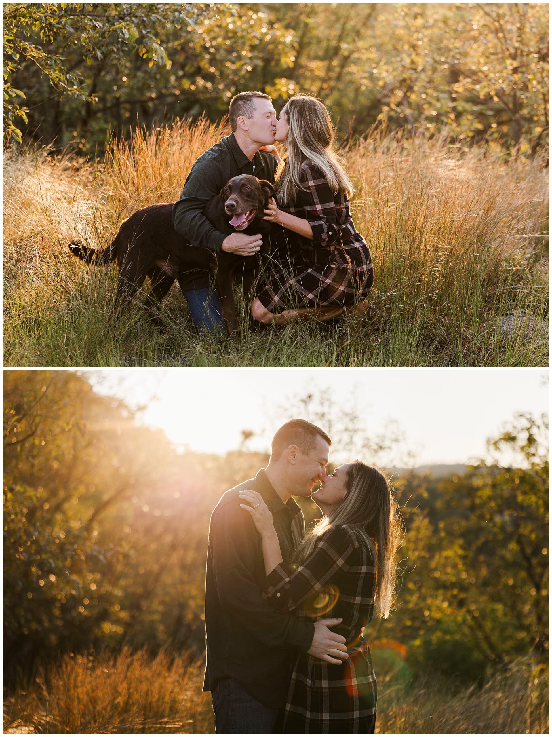 Wonderful cold spring engagement photos