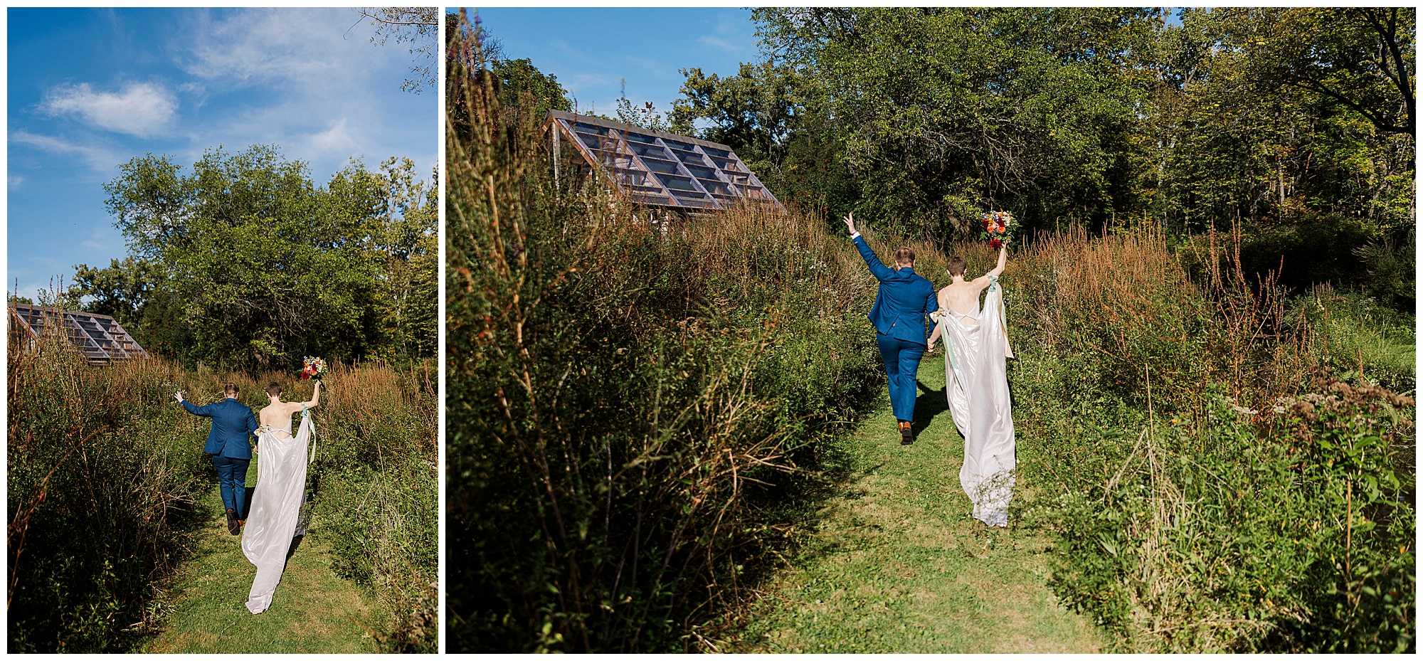 Joy-Filled catskills wedding at owl\'s hoot barn