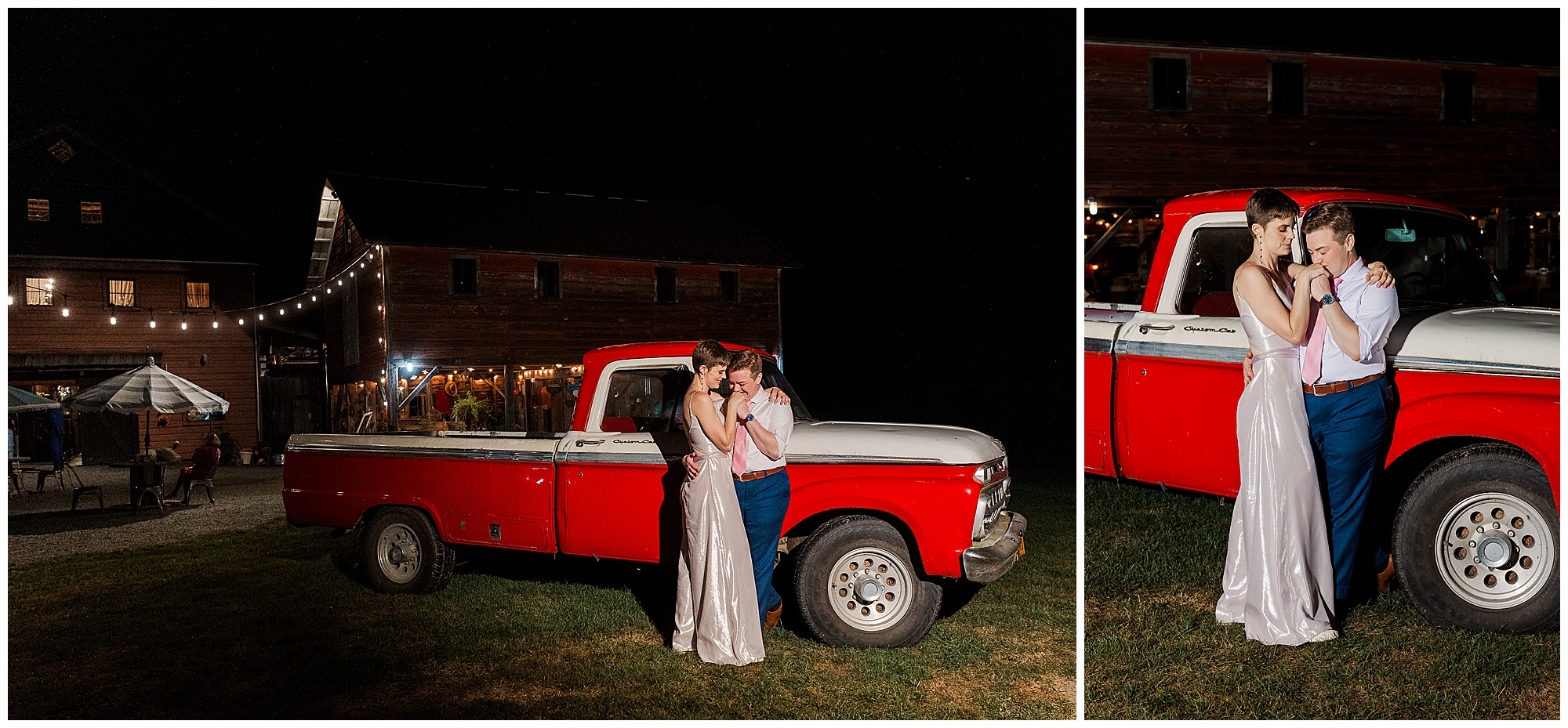 Chic catskills wedding at owl\'s hoot barn