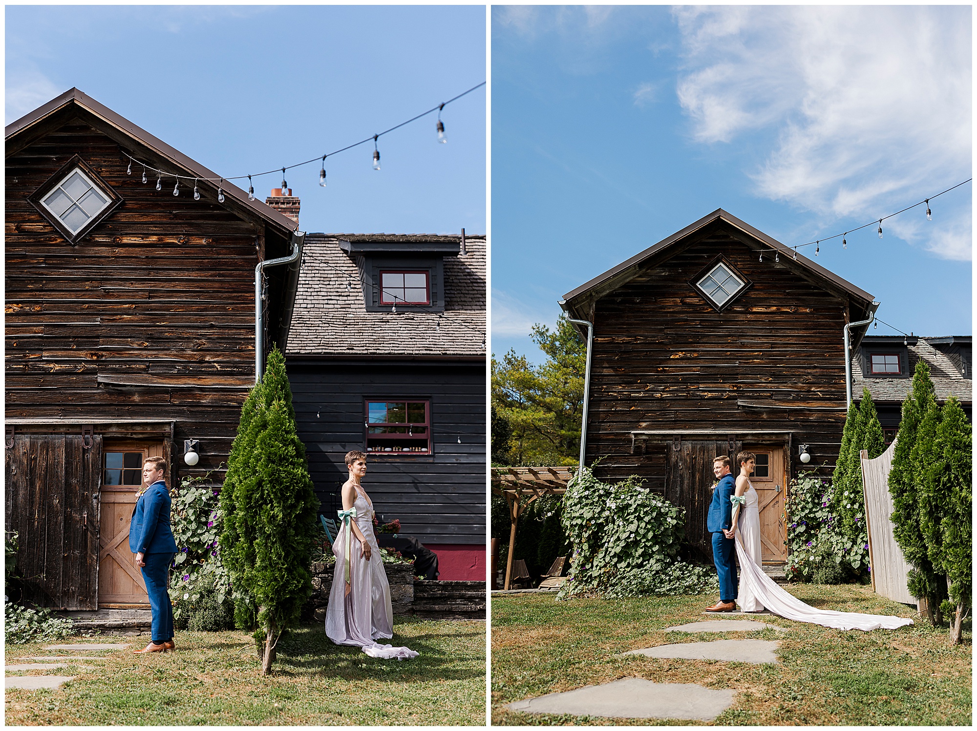 Sentimental catskills wedding at owl\'s hoot barn