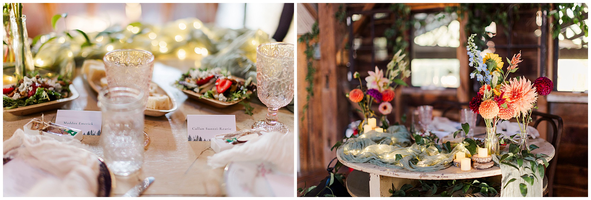 Joyous catskills wedding at owl\'s hoot barn